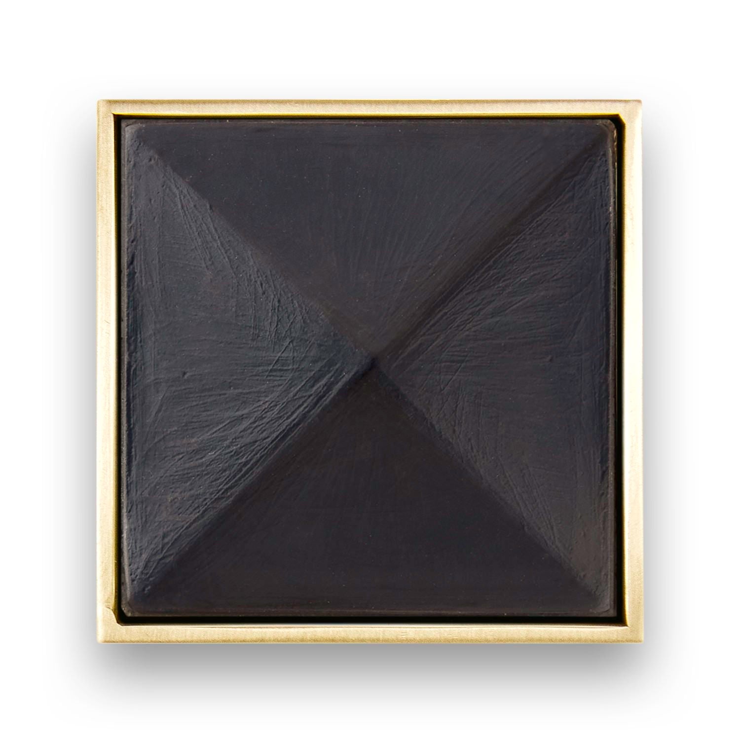 Linkasink 3" Artisan Glass Prism Hardware with Black Glass