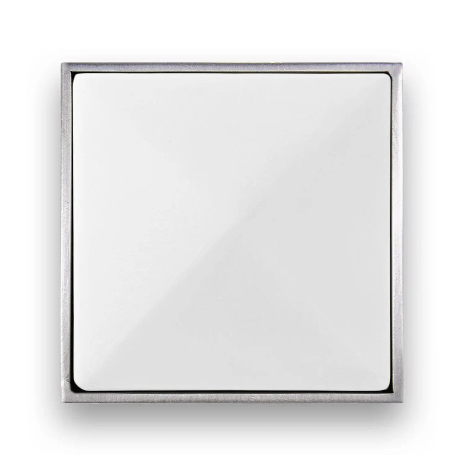 Linkasink 3" Artisan Glass Prism Hardware with White Glass by Linkasink
