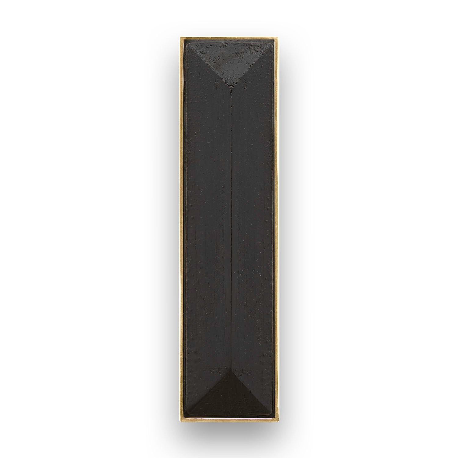 Linkasink 8" Artisan Glass Prism Hardware with Black Glass by Linkasink