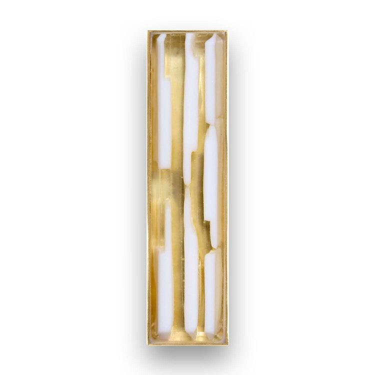 polished brass handle