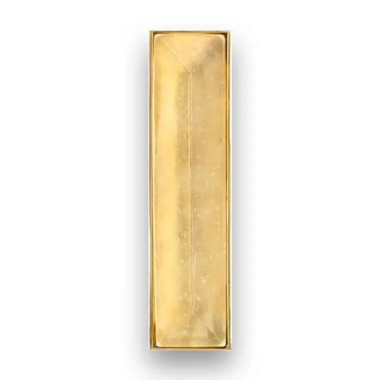 polished brass handle
