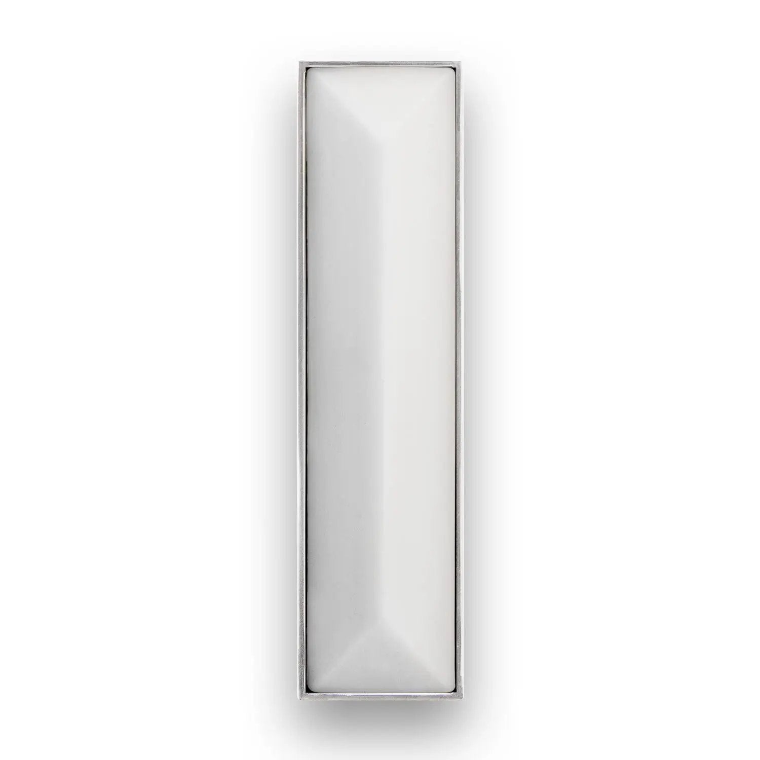Linkasink 8" Artisan Glass Prism Hardware with White Glass by Linkasink