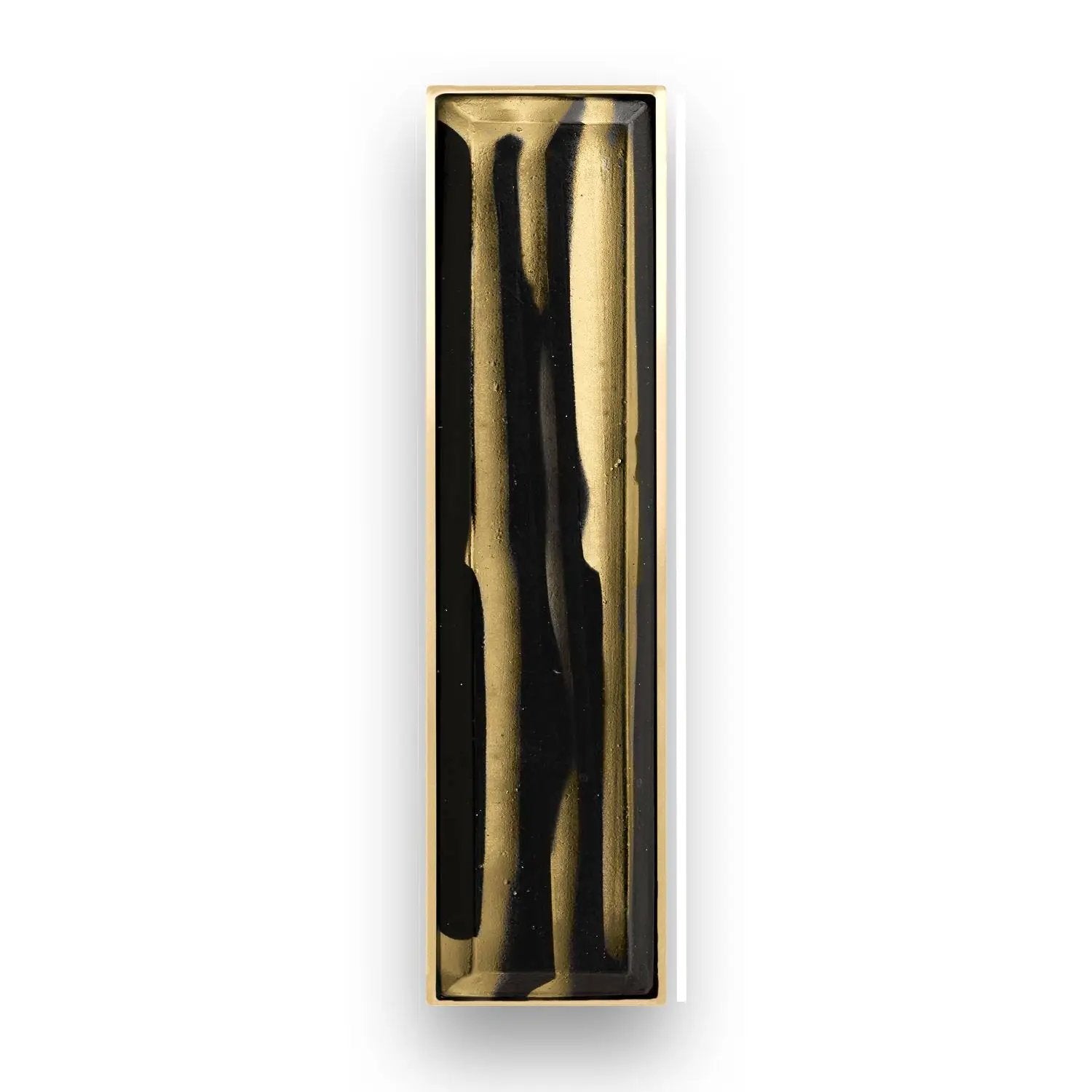Linkasink 8" Artisan Glass Prism Hardware with Black Tiger Glass by Linkasink