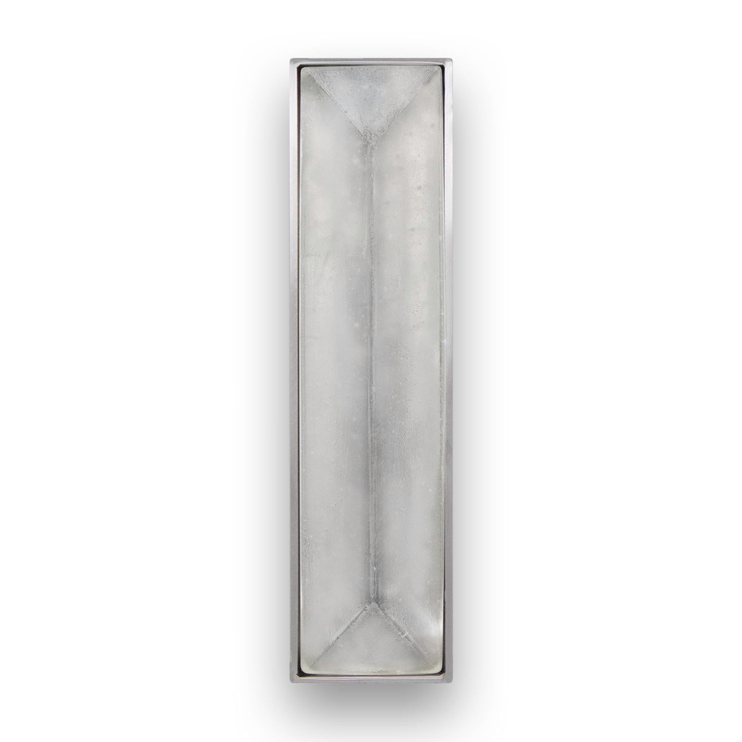 Linkasink 8" Artisan Glass Prism Hardware with Eglomise Glass
