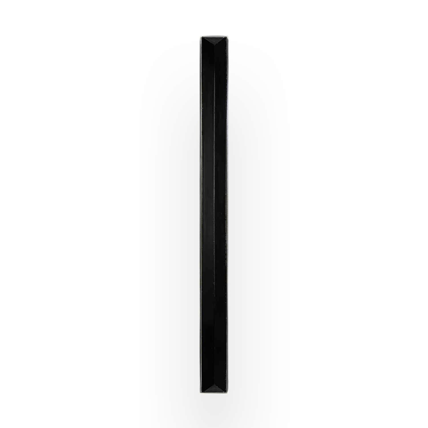 Linkasink 18" Artisan Glass Prism Hardware with Black Prism Glass