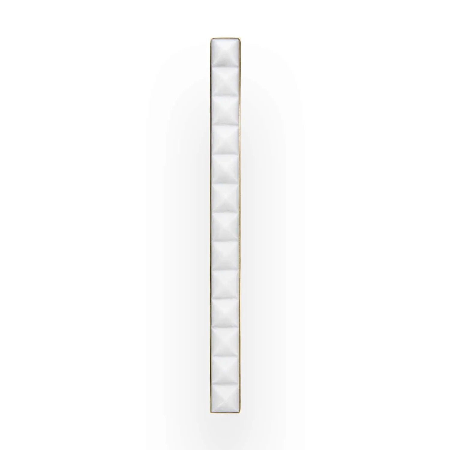 Linkasink 18" Artisan Glass Prism Hardware with White Pyramid Glass by Linkasink
