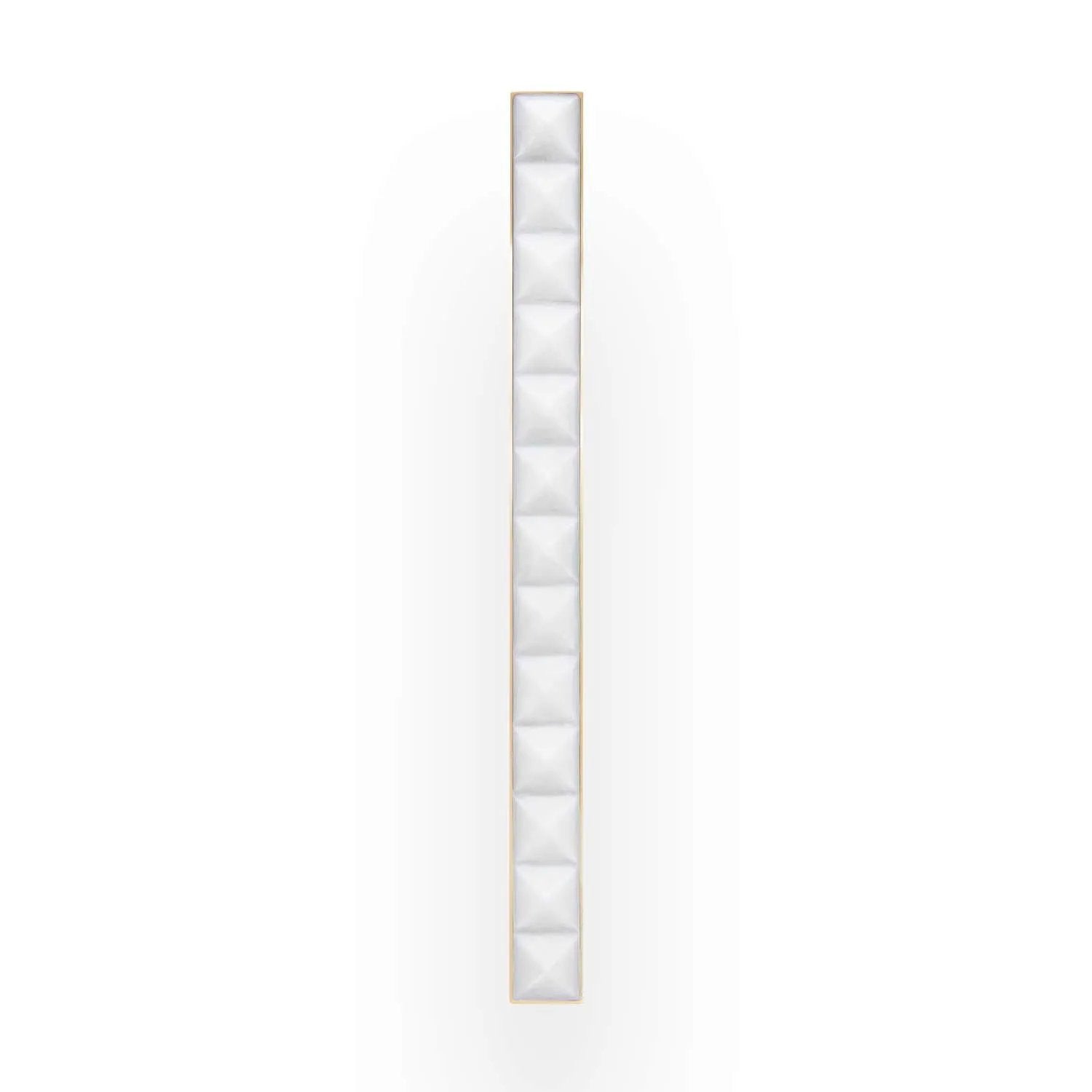 Linkasink 18" Artisan Glass Prism Hardware with White Pyramid Glass by Linkasink
