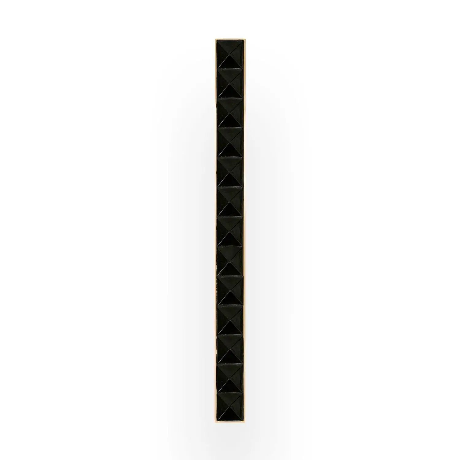 Linkasink 18" Artisan Glass Prism Hardware with Black Pyramid Glass by Linkasink