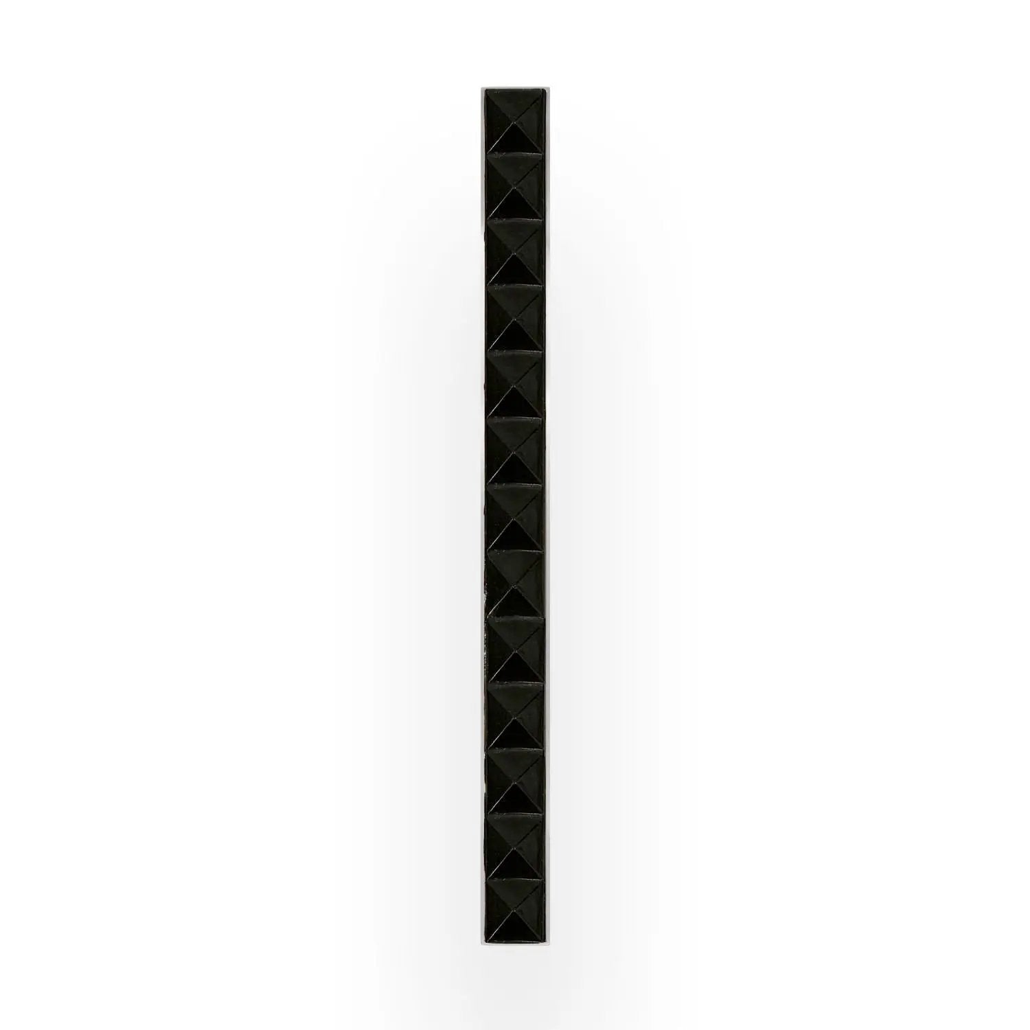 Linkasink 18" Artisan Glass Prism Hardware with Black Pyramid Glass by Linkasink