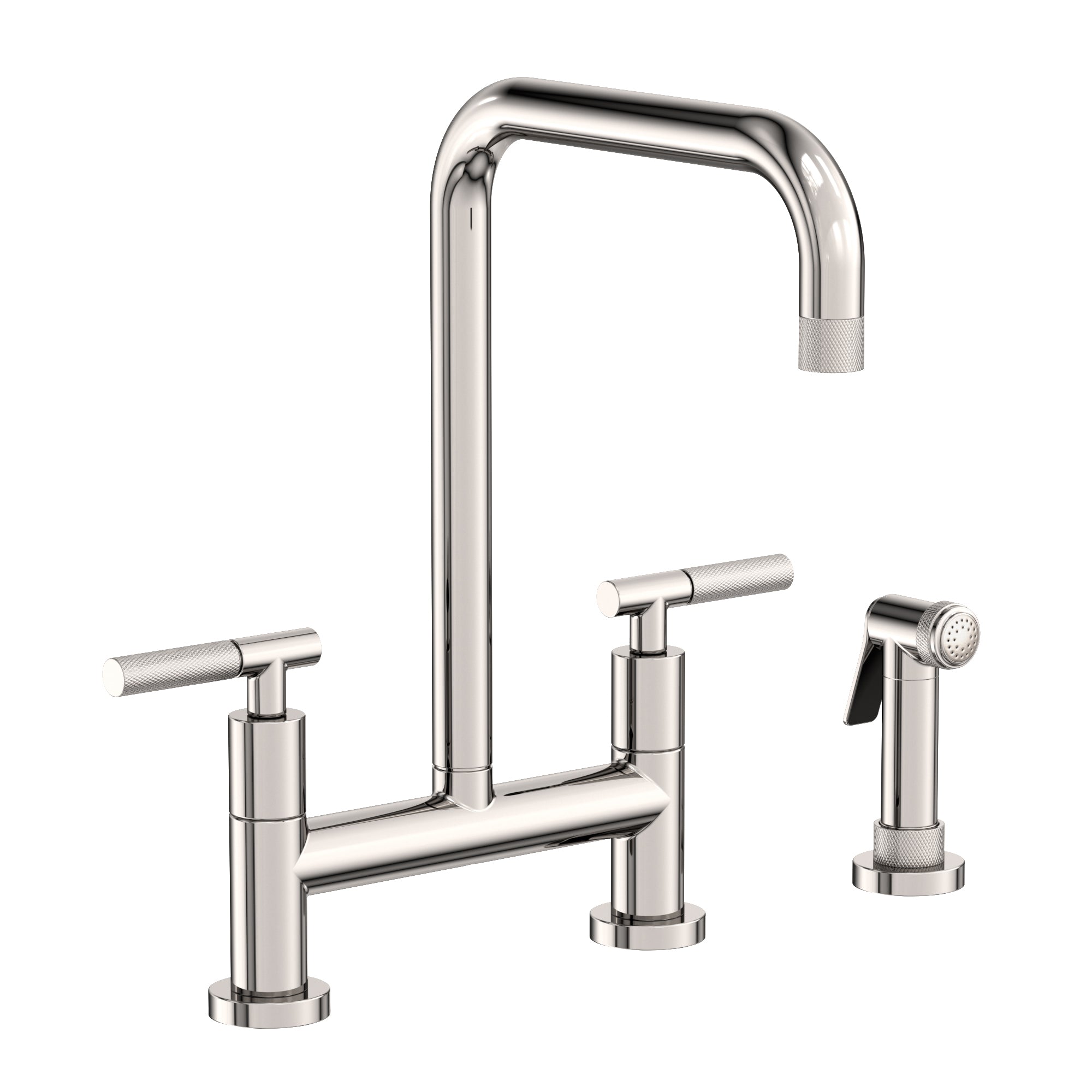Newport Brass Muncy Kitchen Bridge Faucet with Side Spray by Newport Brass