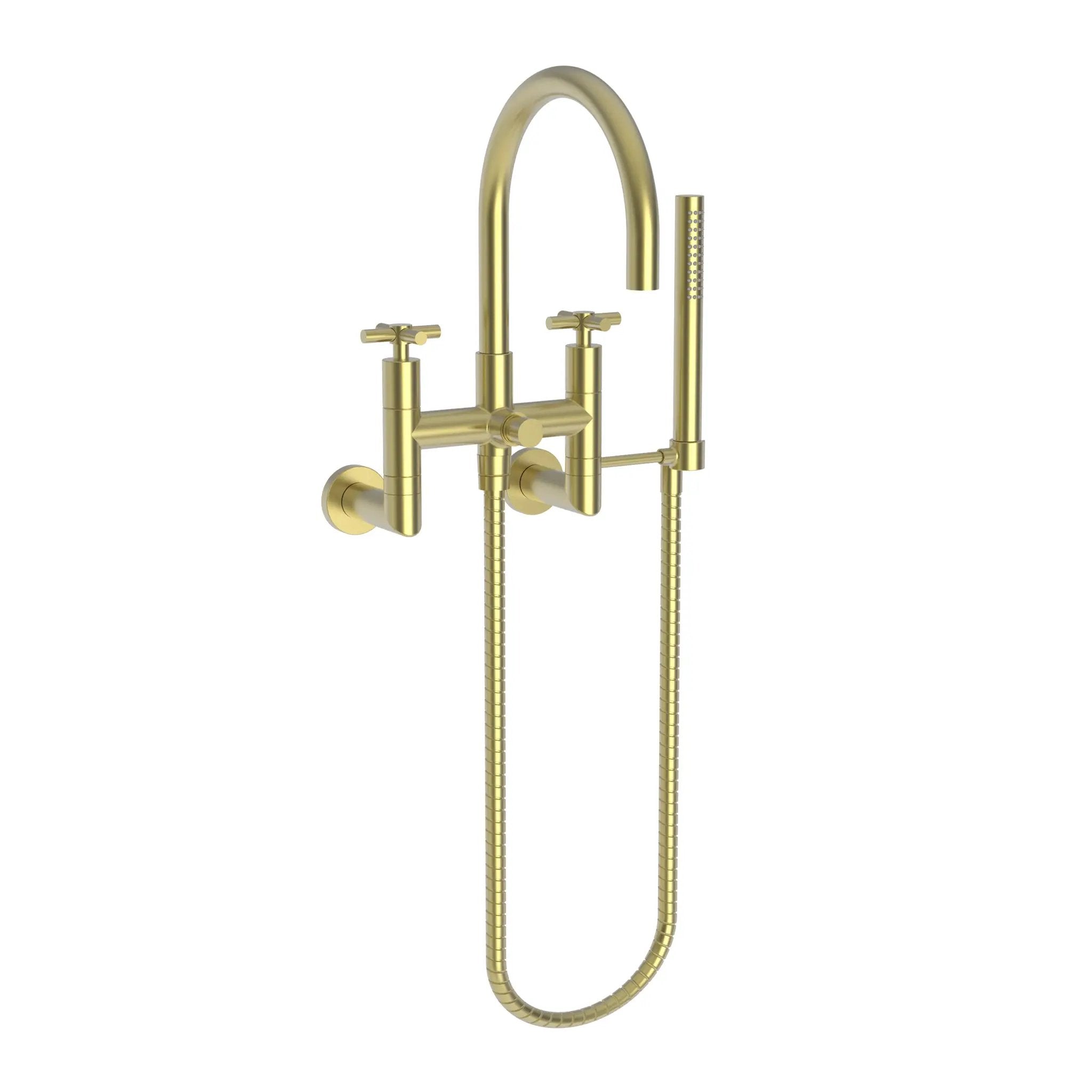 Newport Brass East Linear Exposed Tub & Hand Shower Set - Wall Mount by Newport Brass