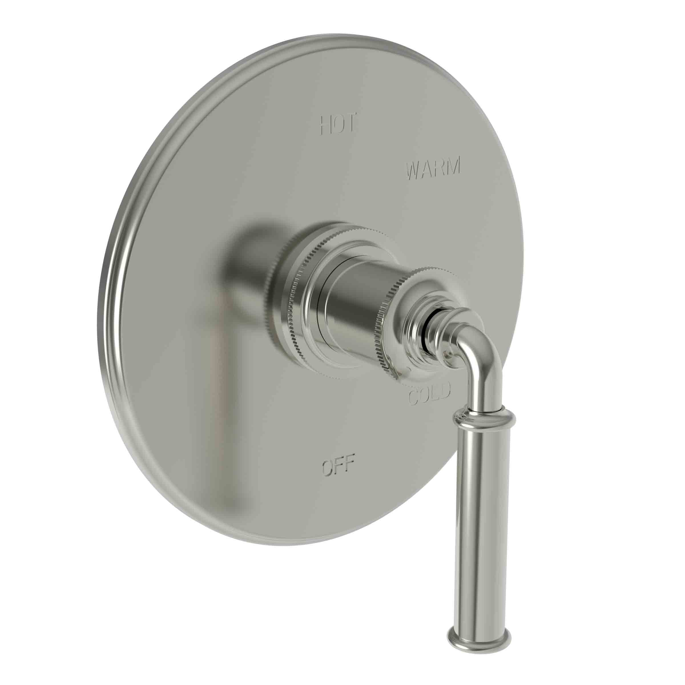Newport Brass Taft Balanced Pressure Shower Trim Plate with Handle. Less showerhead, arm and flange.