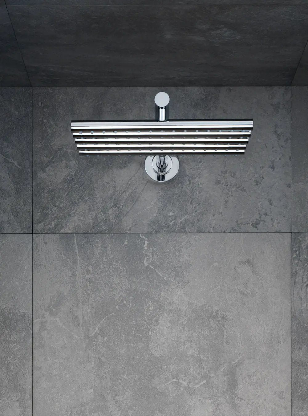 chrome showerhead
