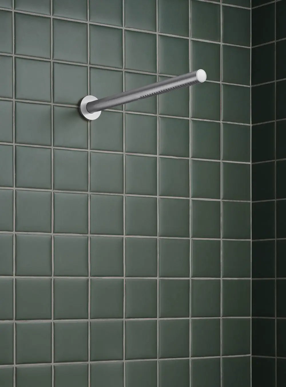 chrome showerhead