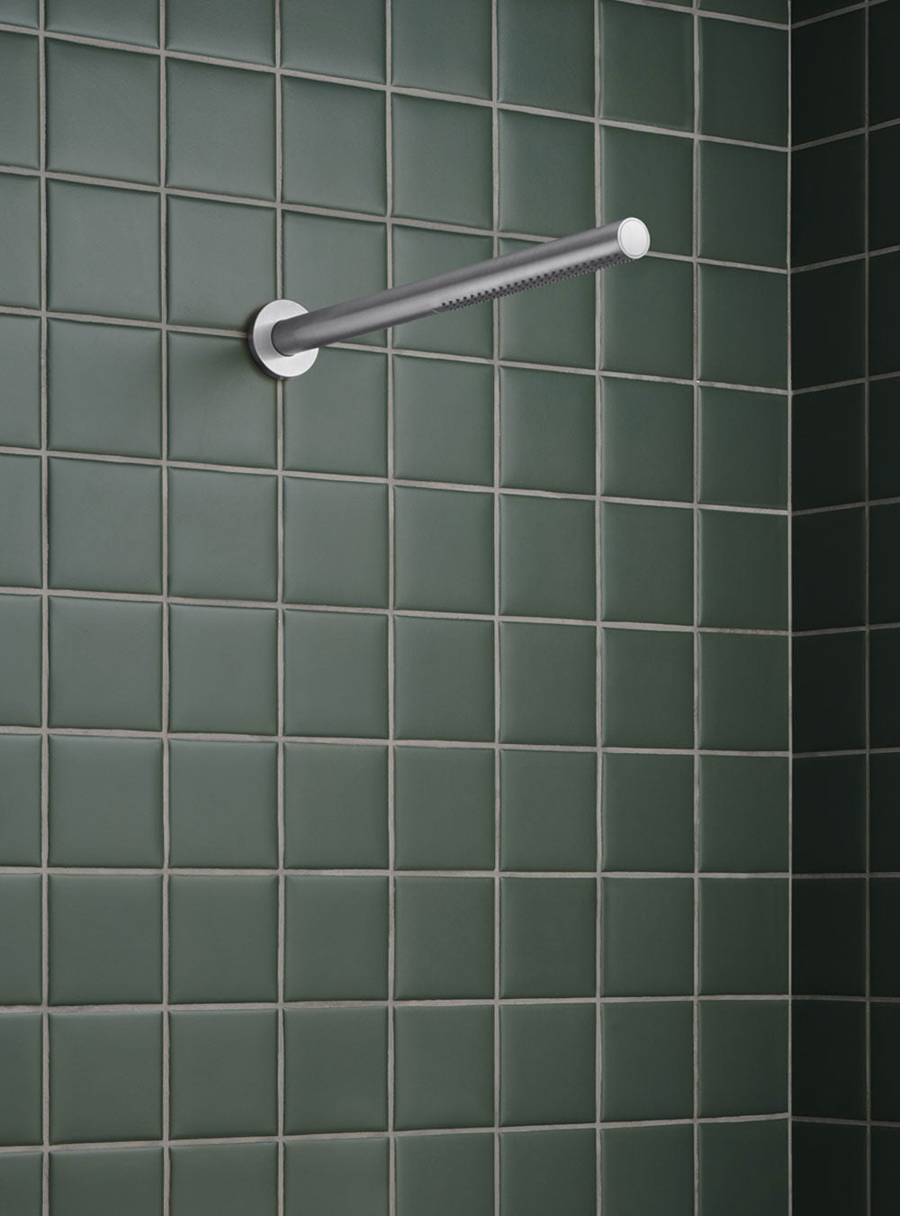 chrome showerhead