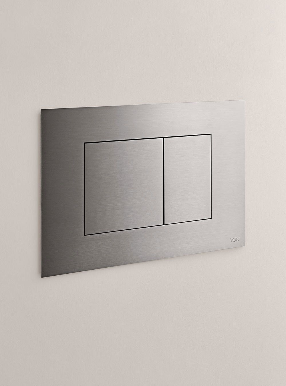chrome flush plate