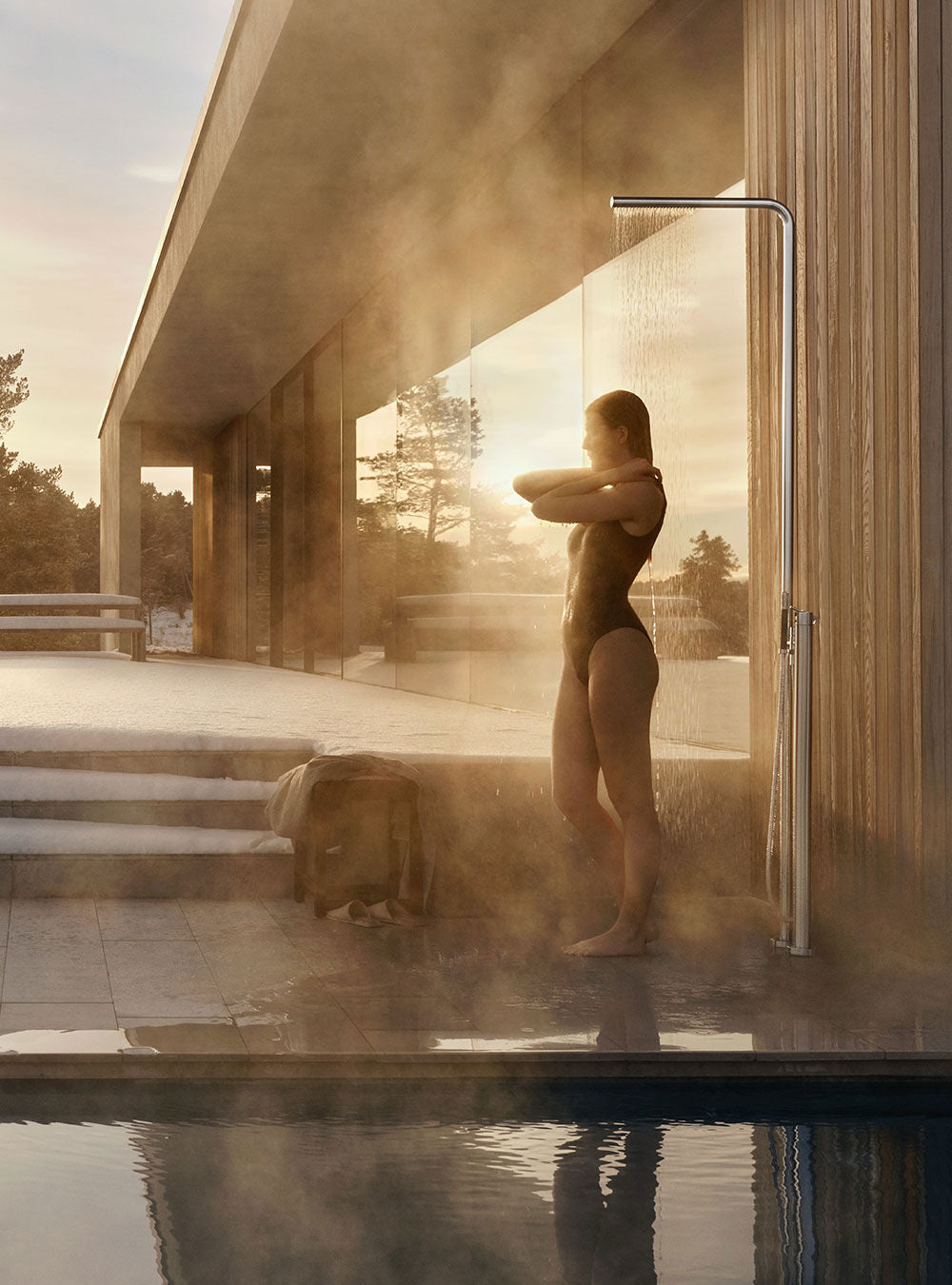 chrome In-floor rough