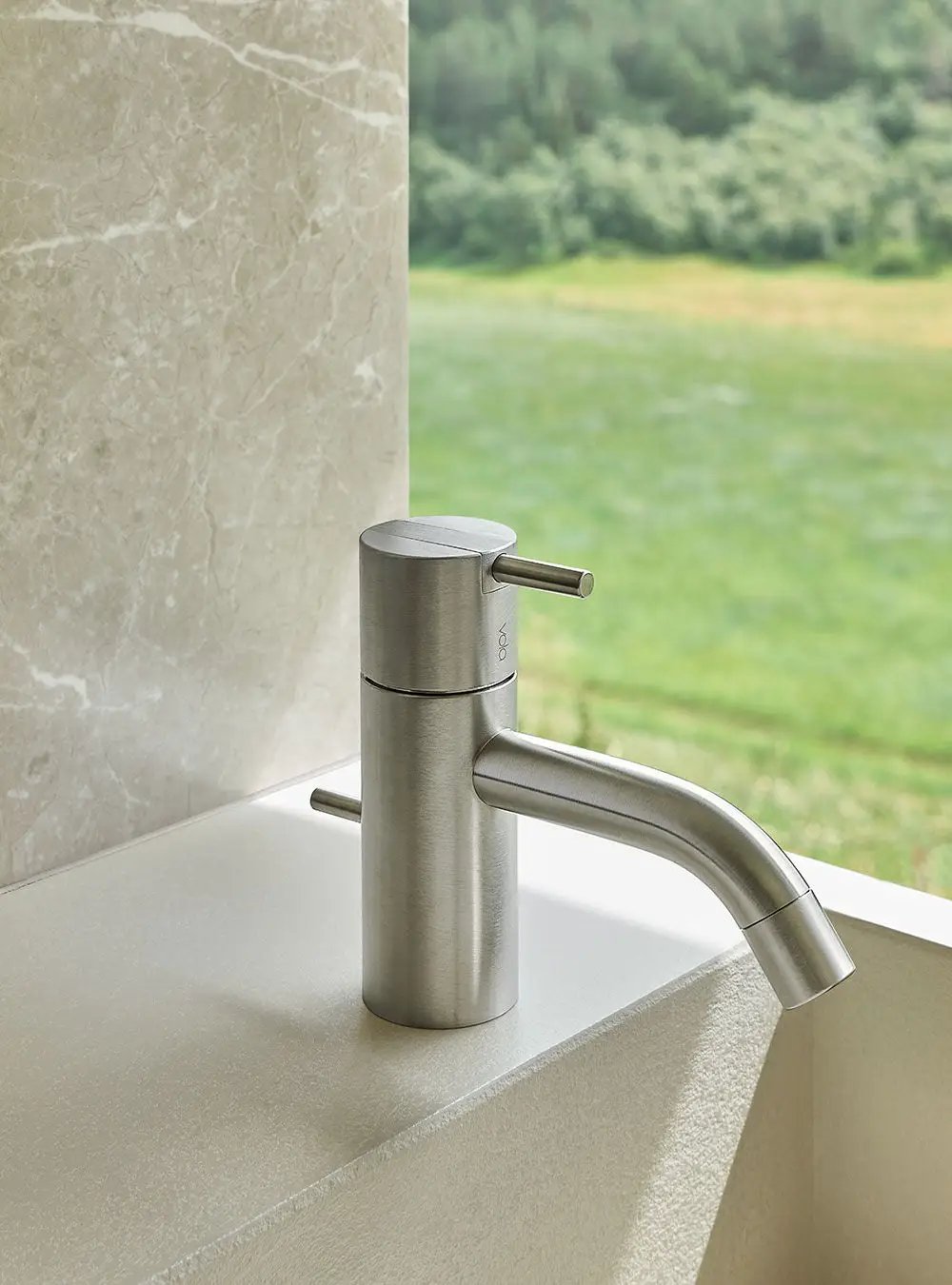 chrome basin set