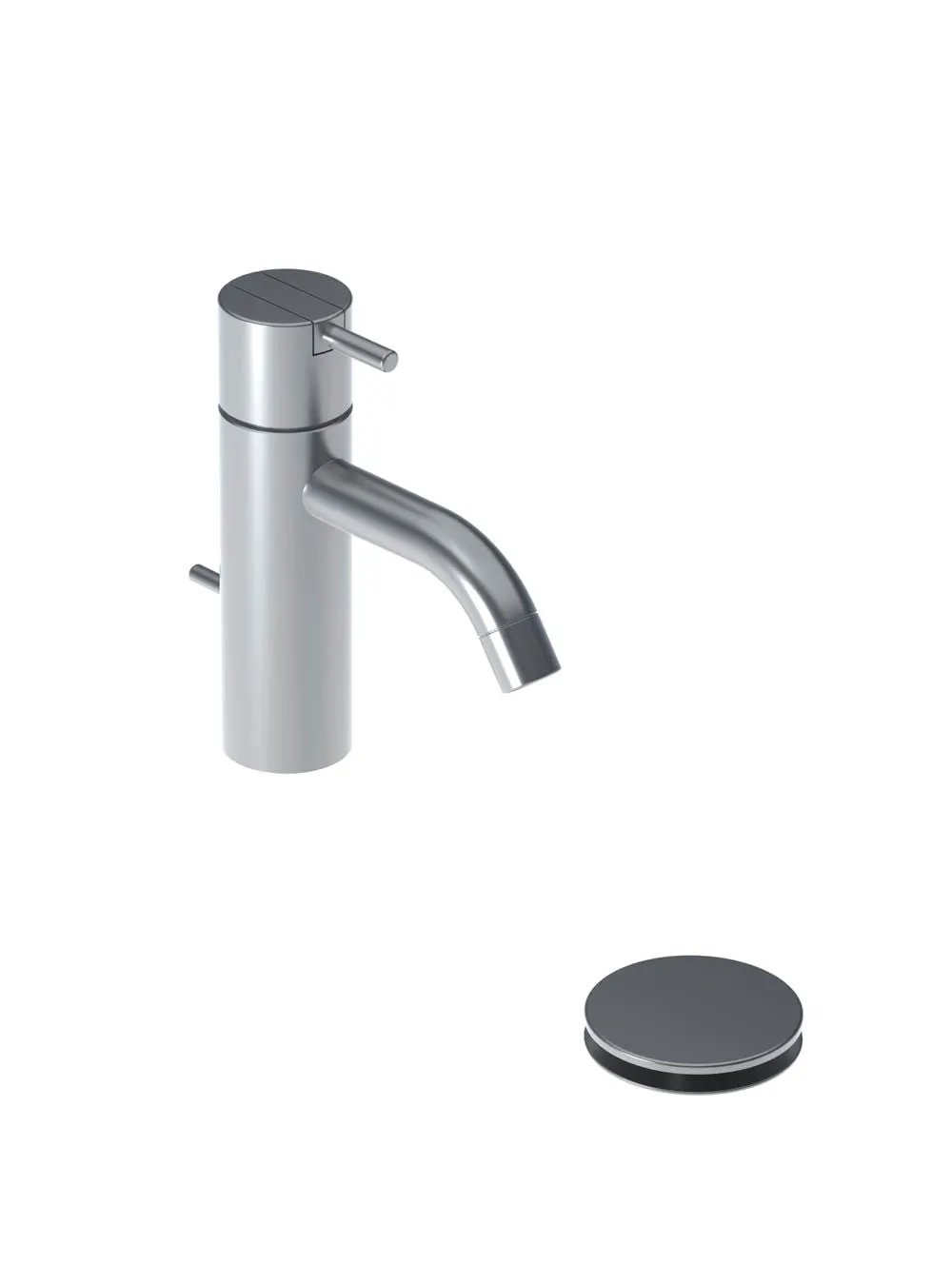 chrome basin set