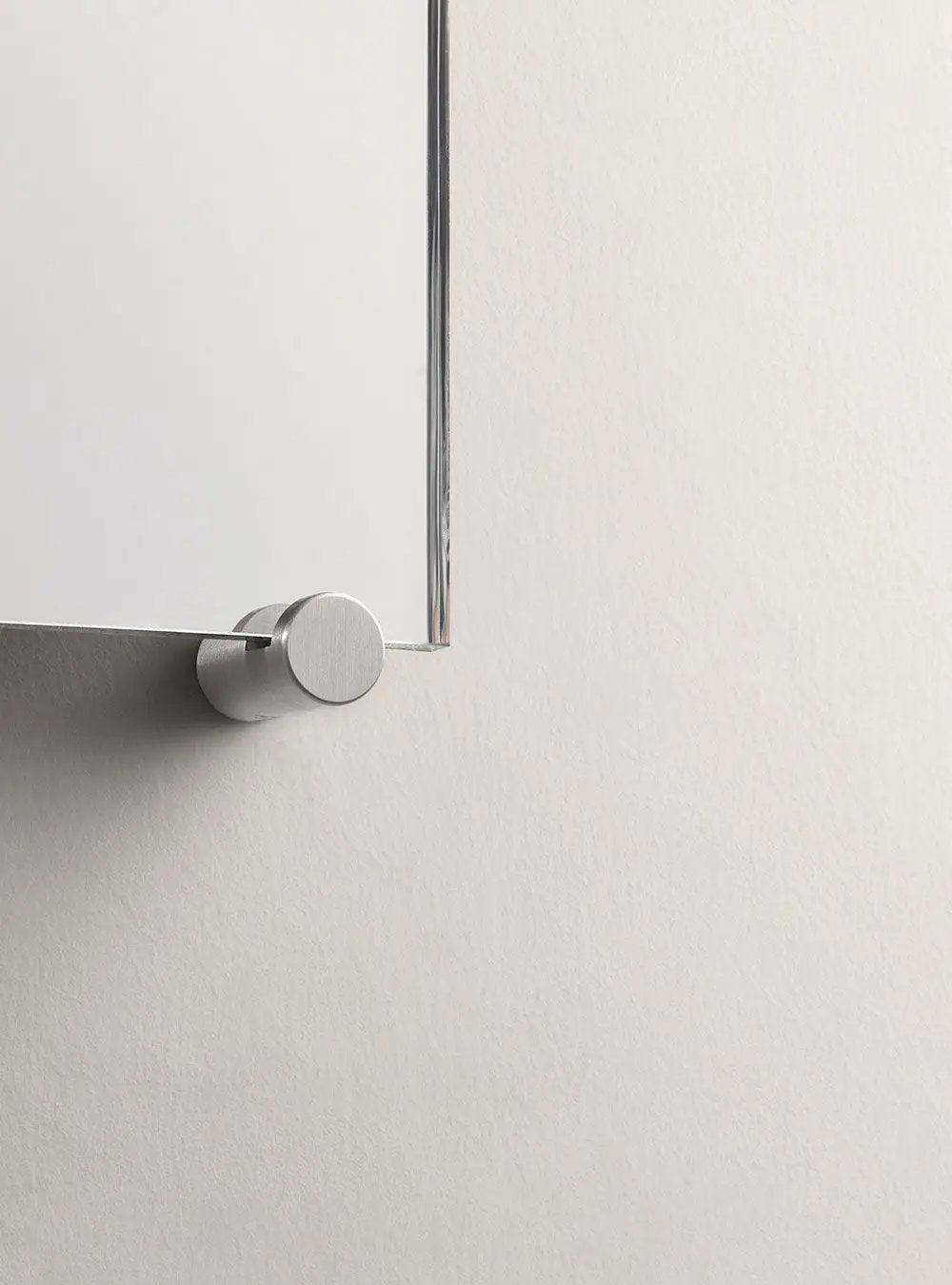chrome mirror holder
