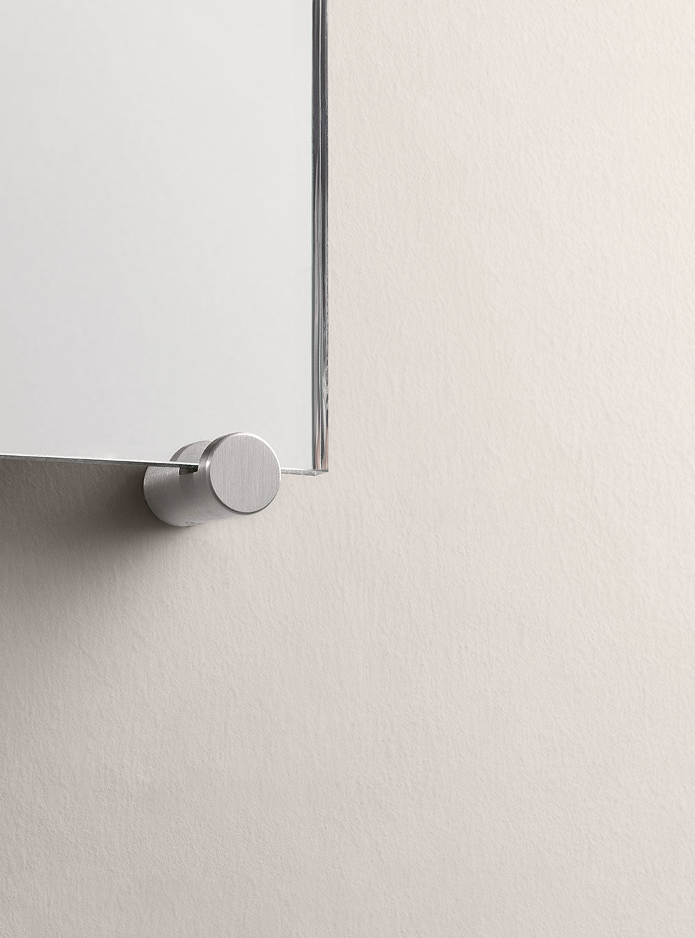 chrome mirror holder