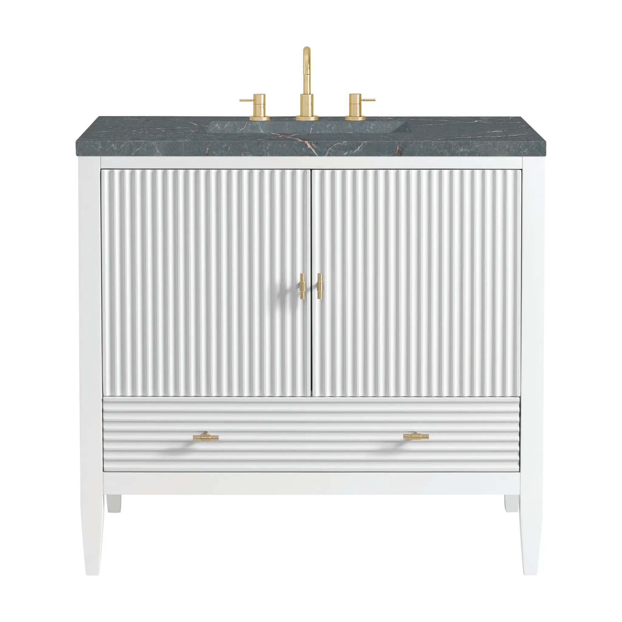 James Martin Myrrin 36" Vanity Set - Bright White by James Martin Vanities