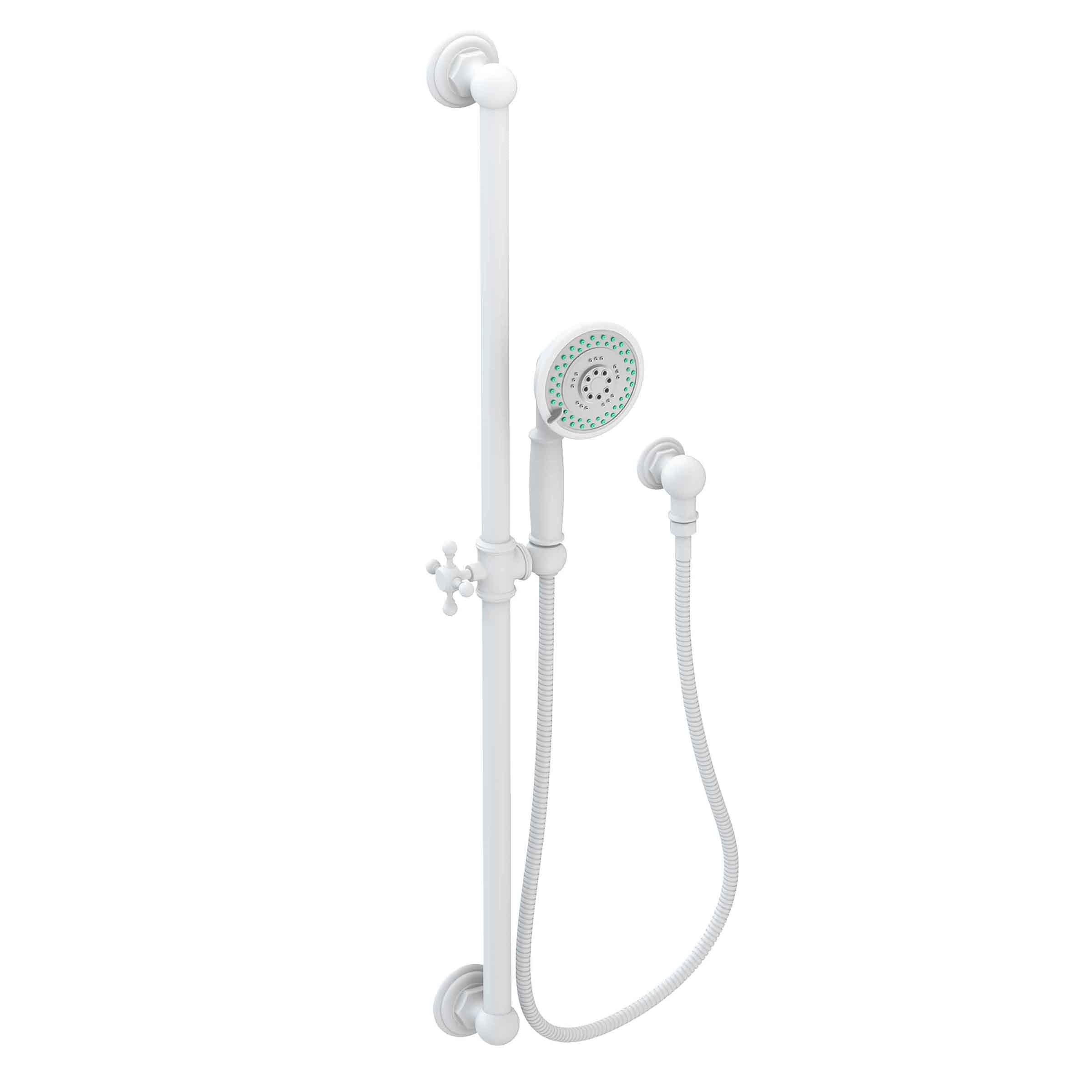 Newport Brass Tub & Shower Slide Bar with Multifunction Hand Shower Set