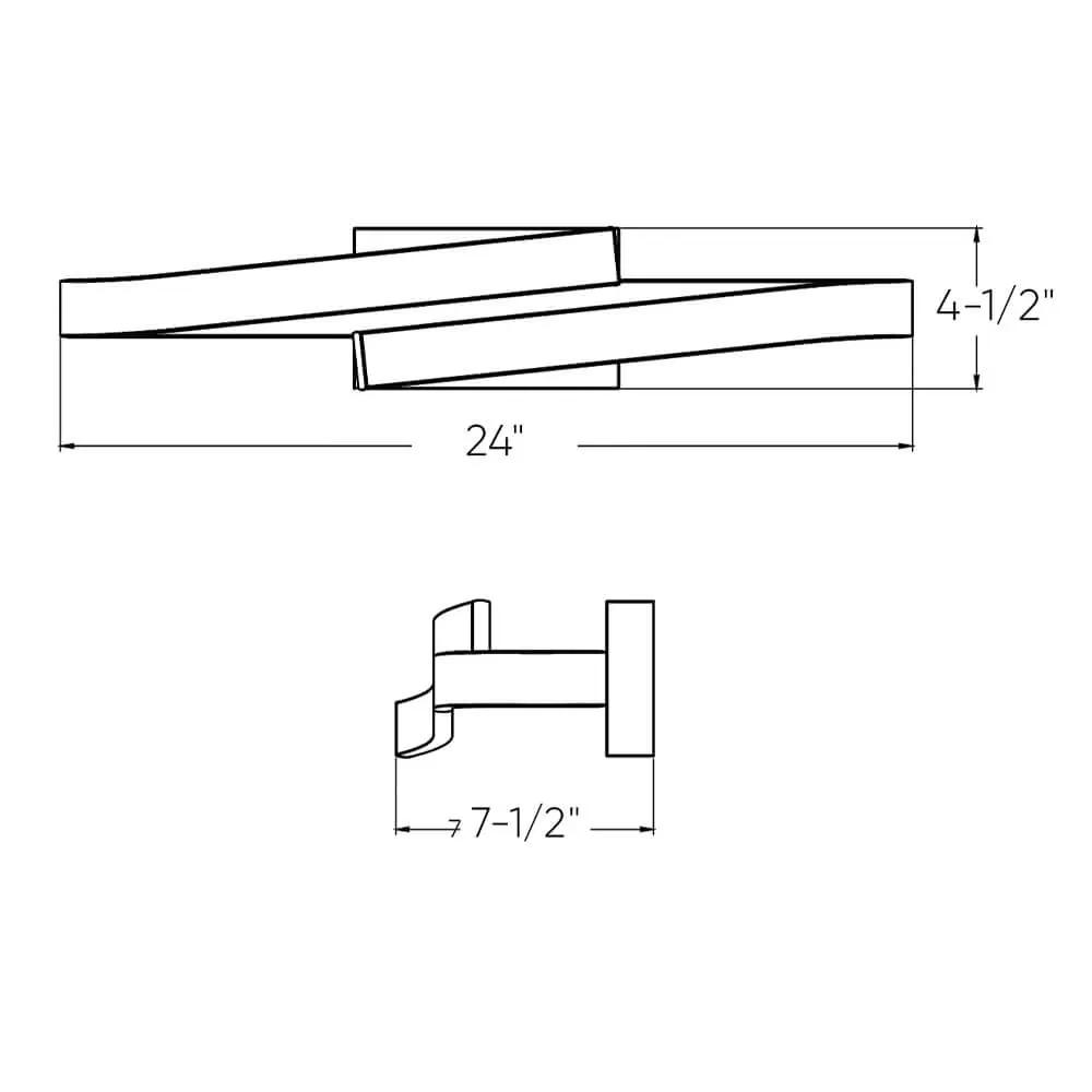 satin nickel led