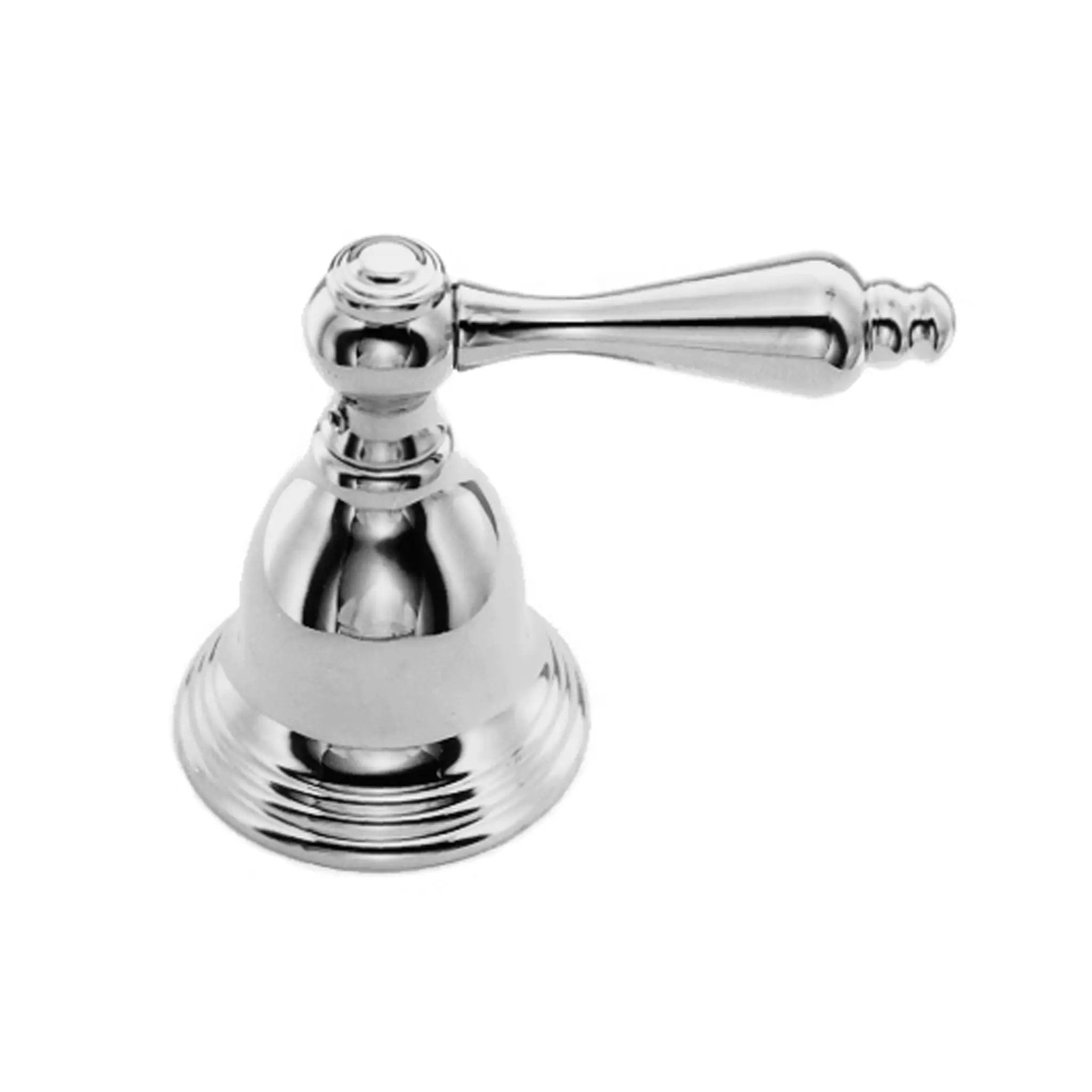 polished chrome control handle