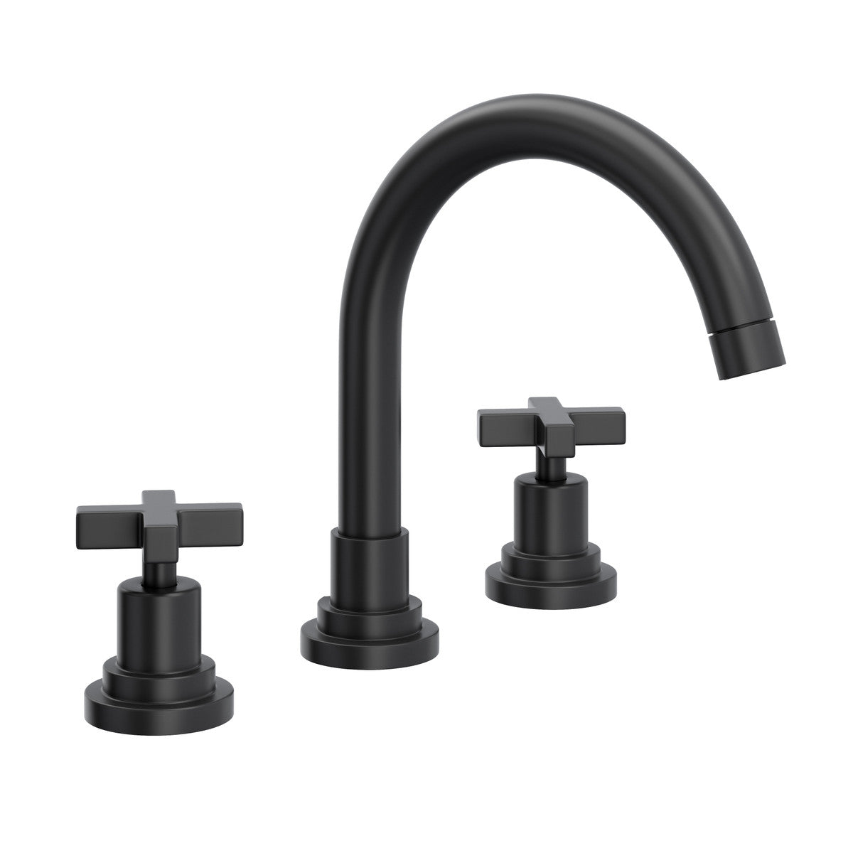 Rohl Lombardia Widespread Lavatory Faucet with C-Spout