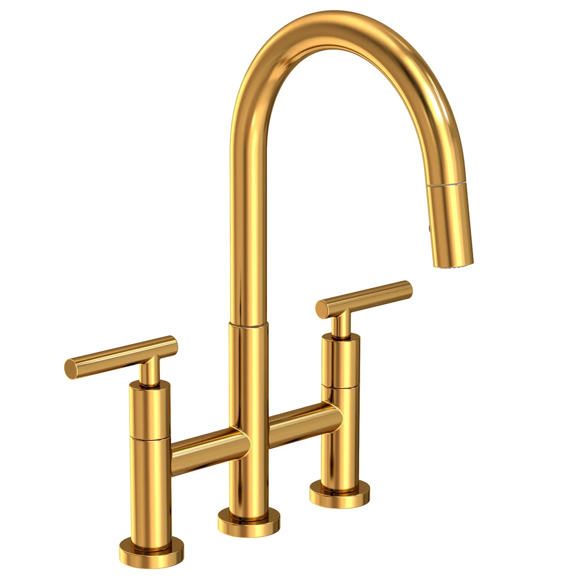 Newport Brass East Linear Kitchen Bridge Pull-Down Faucet by Newport Brass