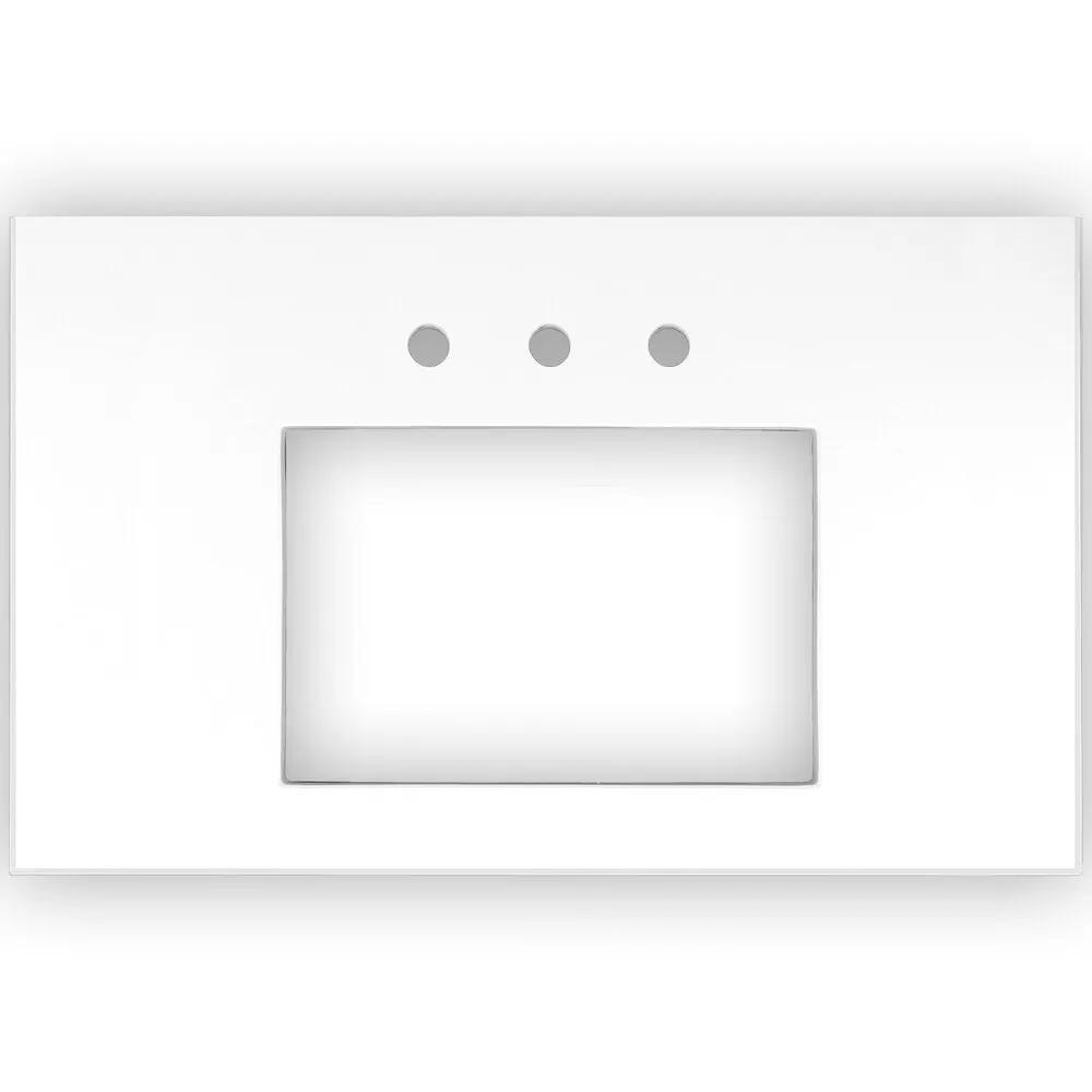 Linkasink Vanity Top with Cutout and 3 faucet hole by Linkasink