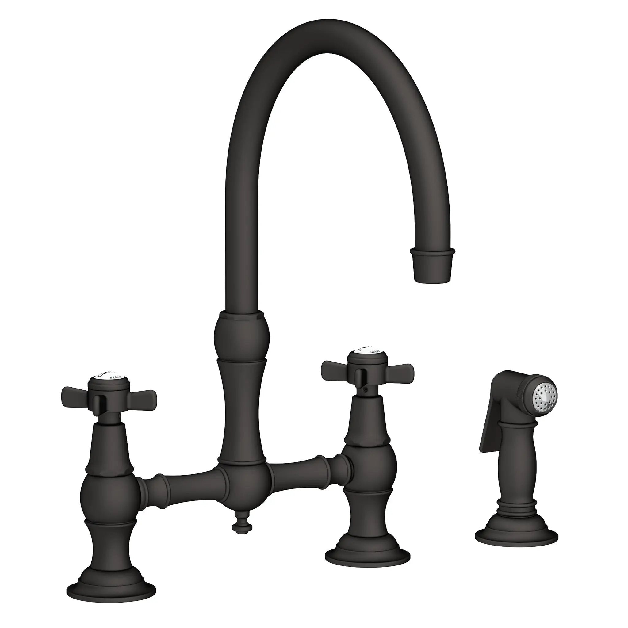 Newport Brass Fairfield Kitchen Bridge Faucet with Side Spray by Newport Brass