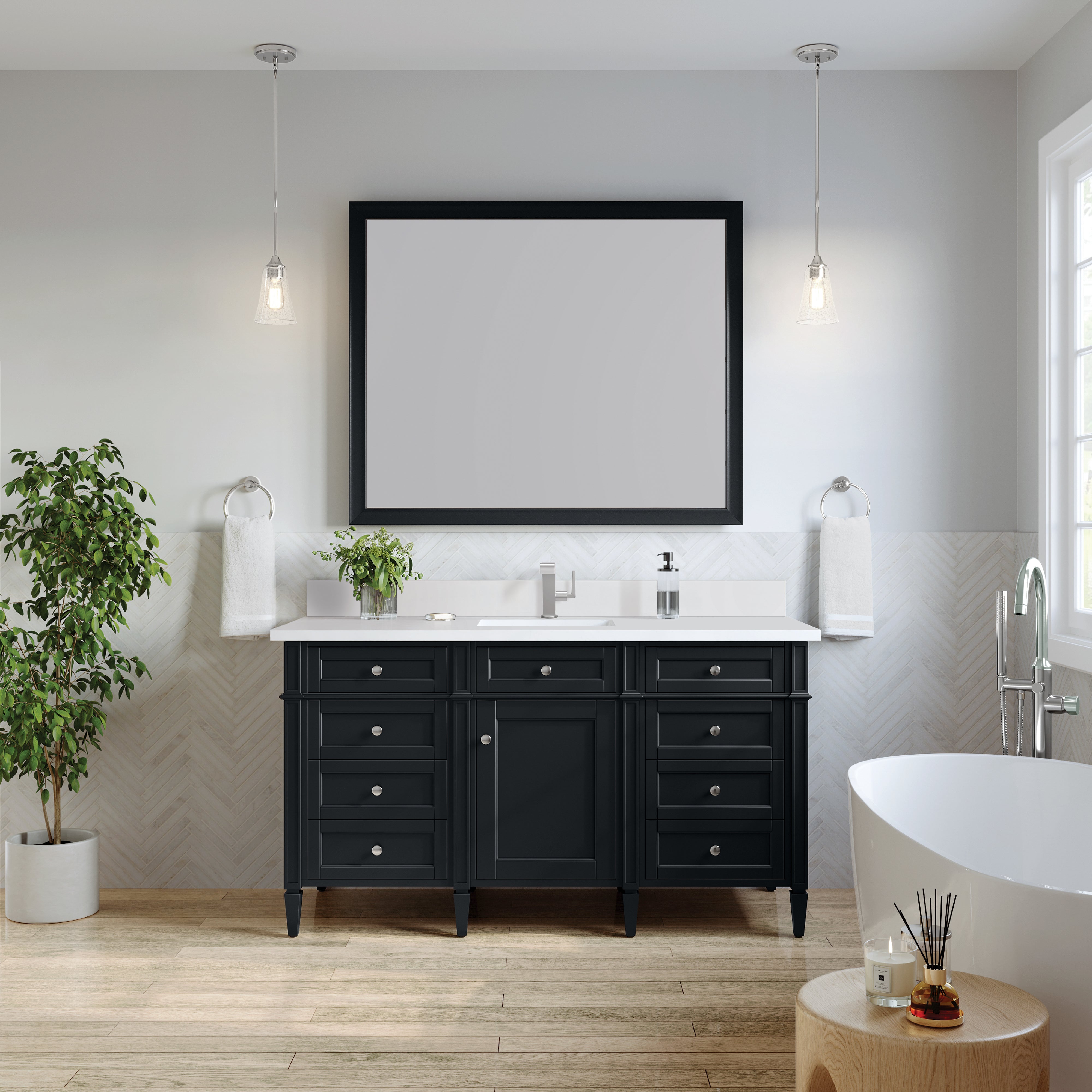 black onyx vanity