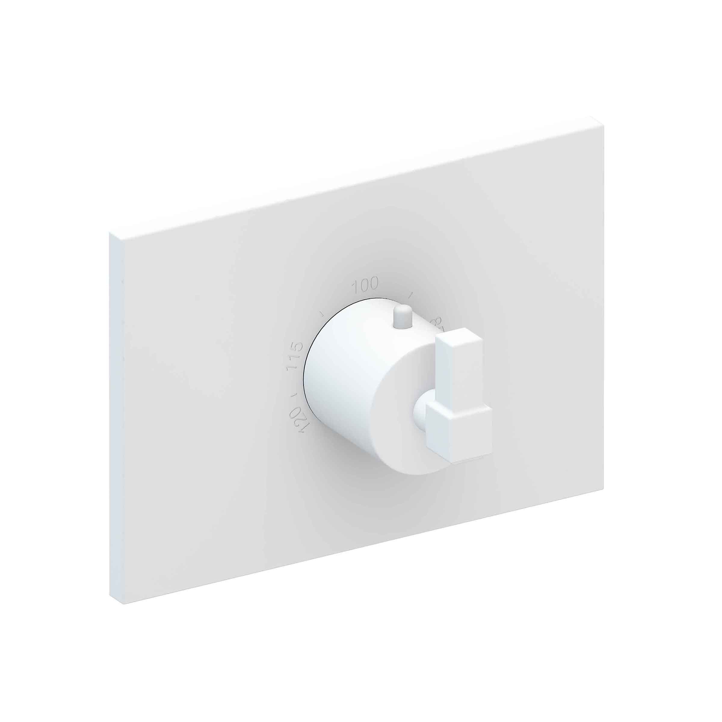 Newport Brass Malvina 3/4" Square Thermostatic Trim Plate with Handle