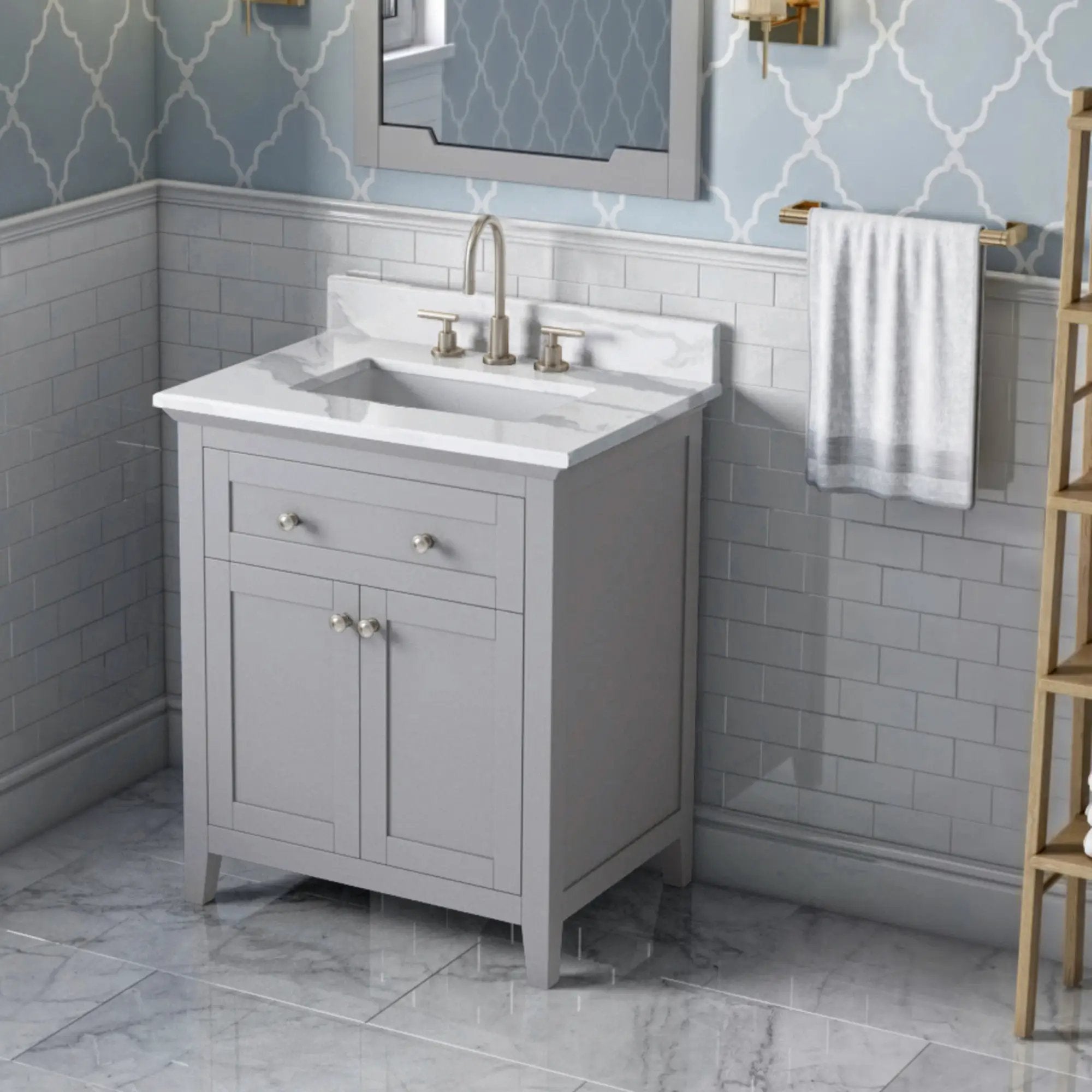Jeffrey Alexander 30" Chatham Vanity Set by Jeffrey Alexander