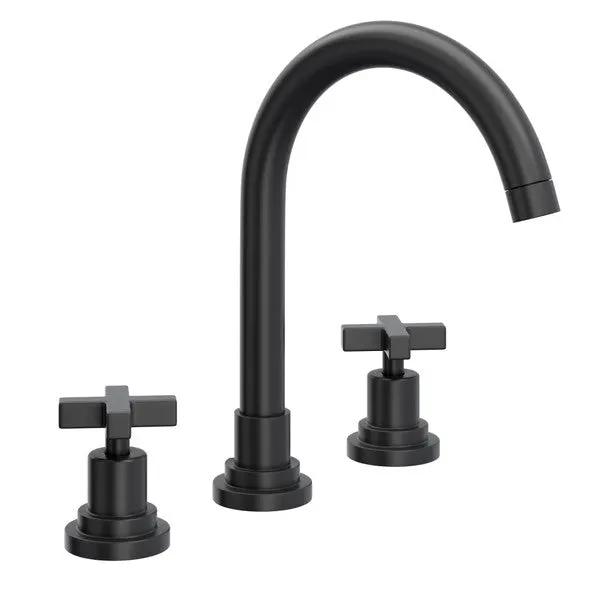 Rohl Lombardia Widespread Lavatory Faucet with C-Spout by Rohl