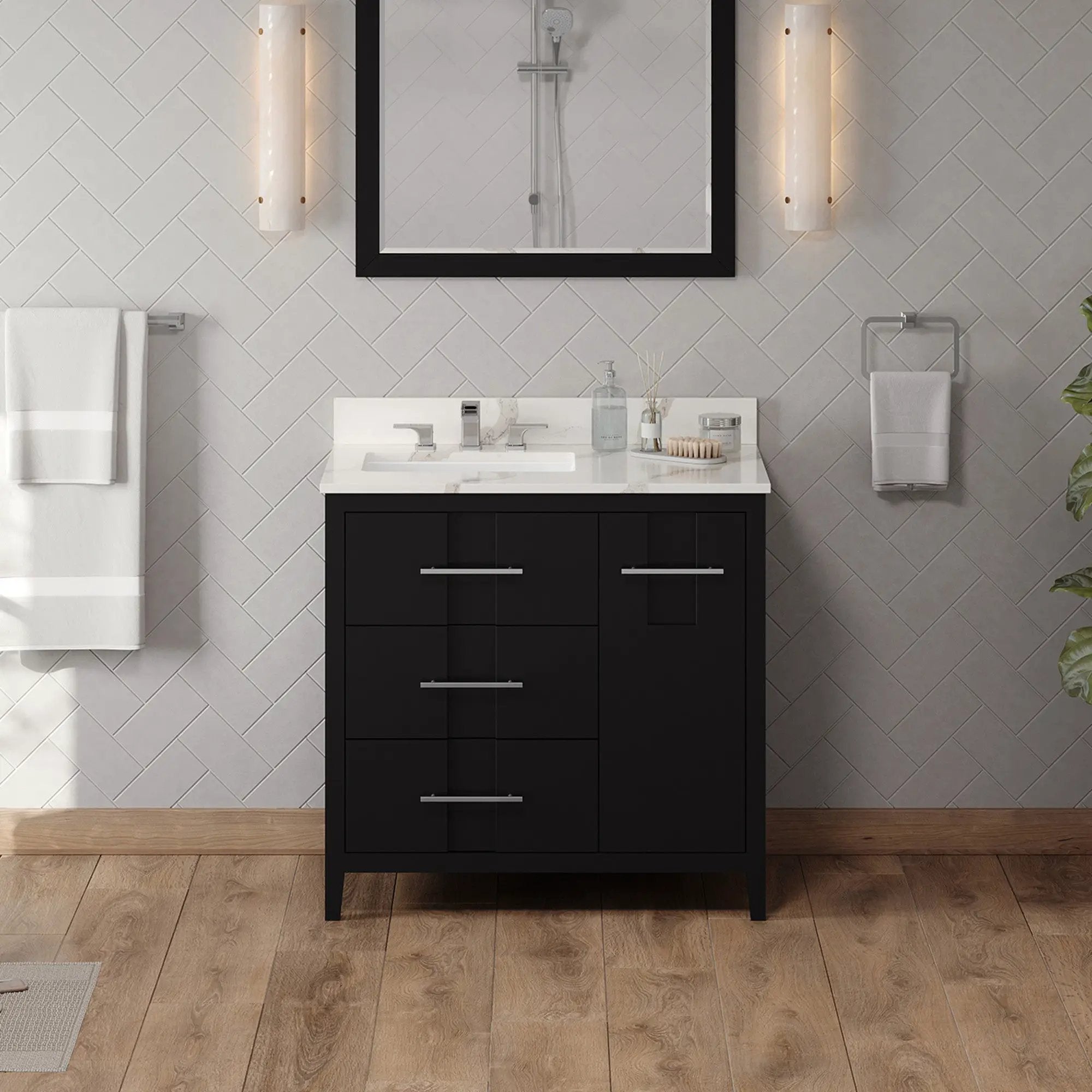 Jeffrey Alexander 36" Katara Vanity Set by Jeffrey Alexander