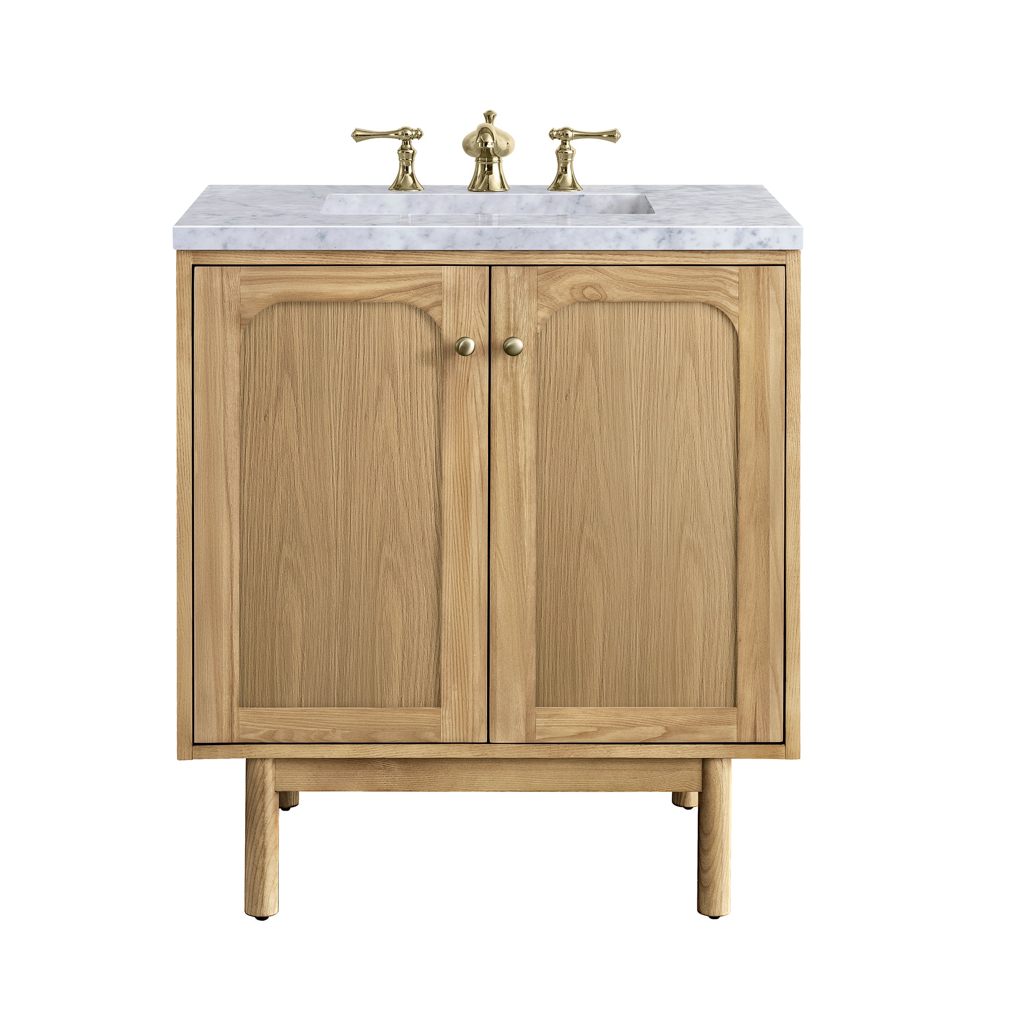 James Martin Vanities Laurent 30" Single Vanity - Light Natural Oak