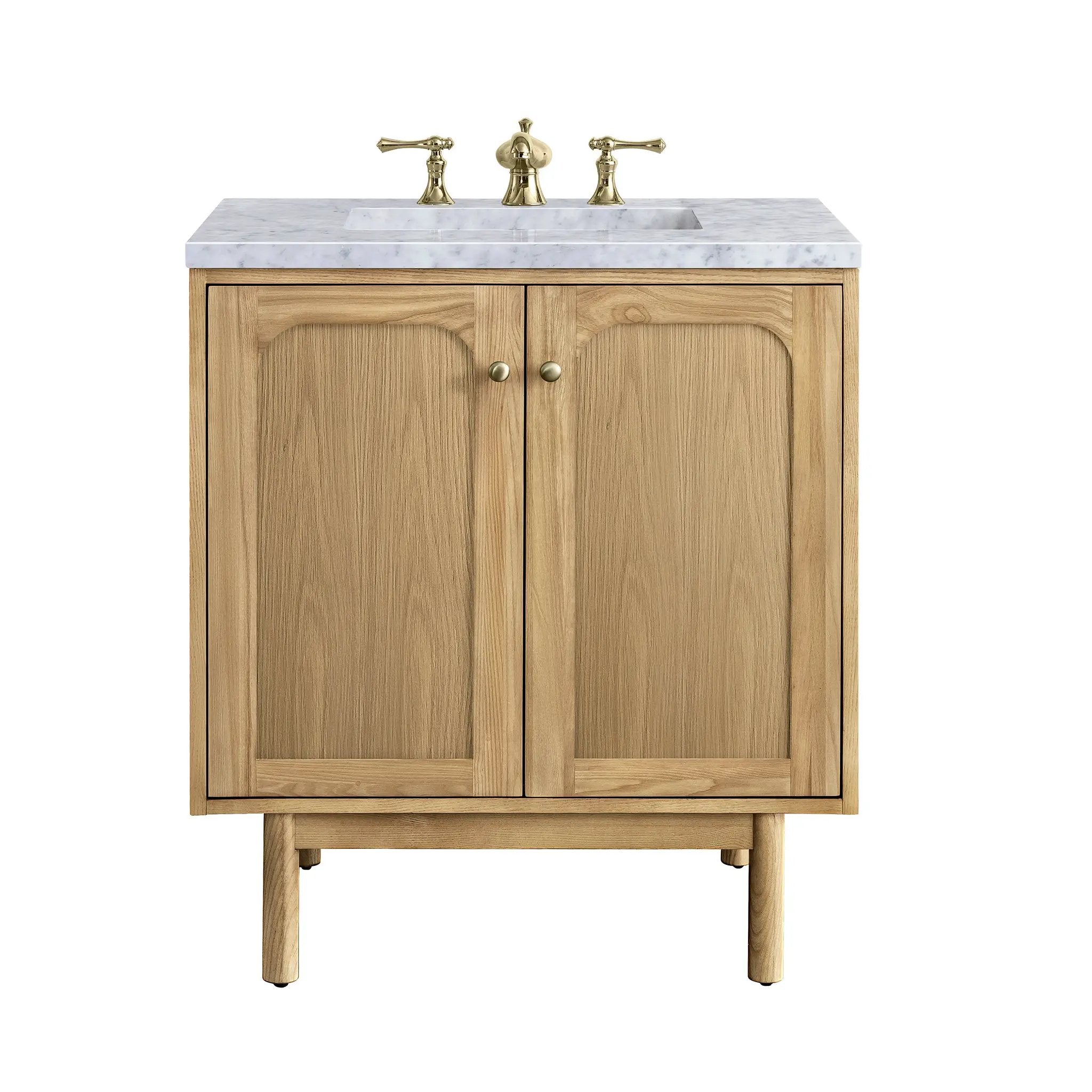 James Martin Laurent 30" Single Vanity Set - Light Natural Oak by James Martin Vanities