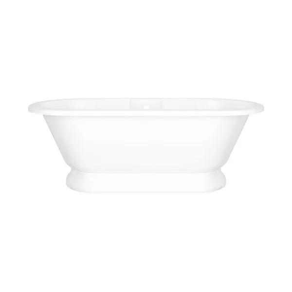 white bathtub