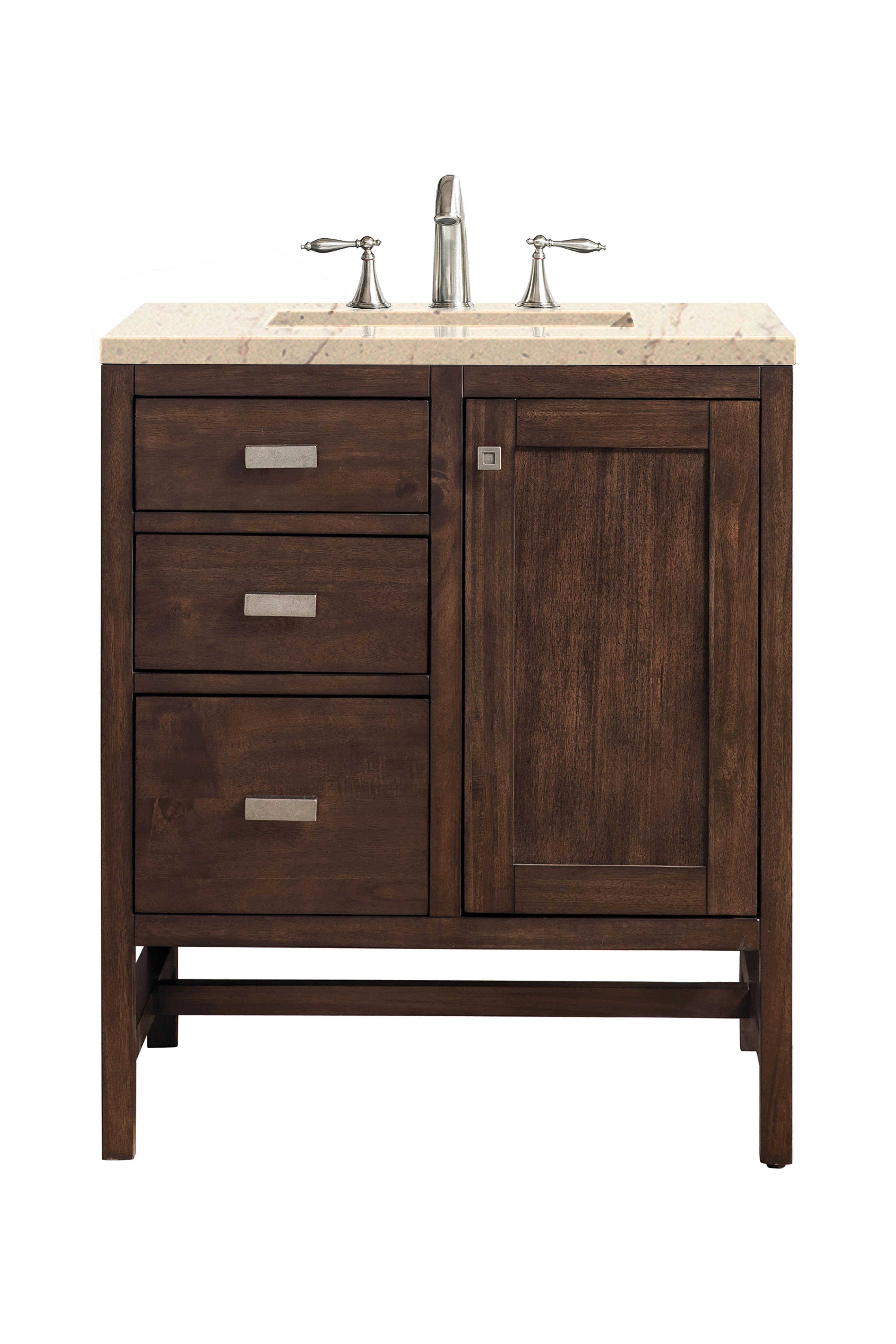James Martin Vanities Addison 30" Single Vanity - Mid-Century Acacia