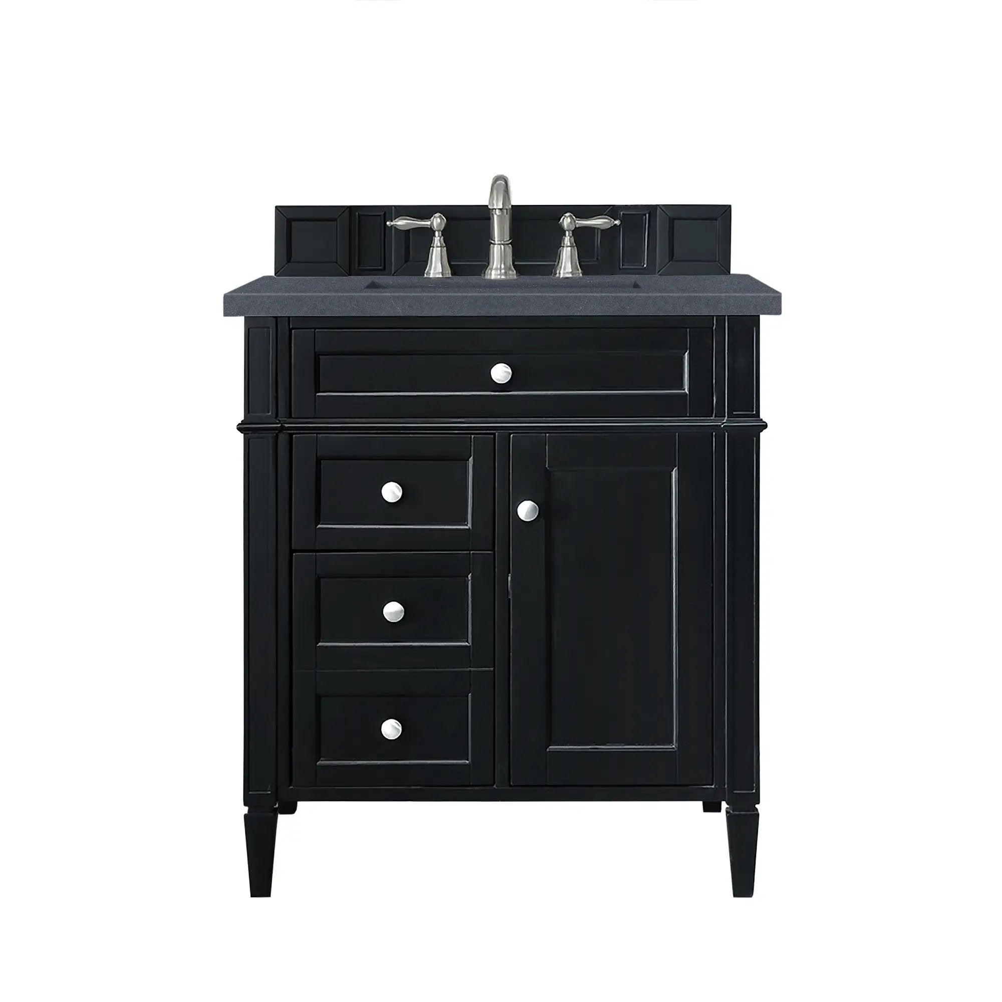 James Martin Brittany 30" Single Vanity Set - Black Onyx by James Martin Vanities