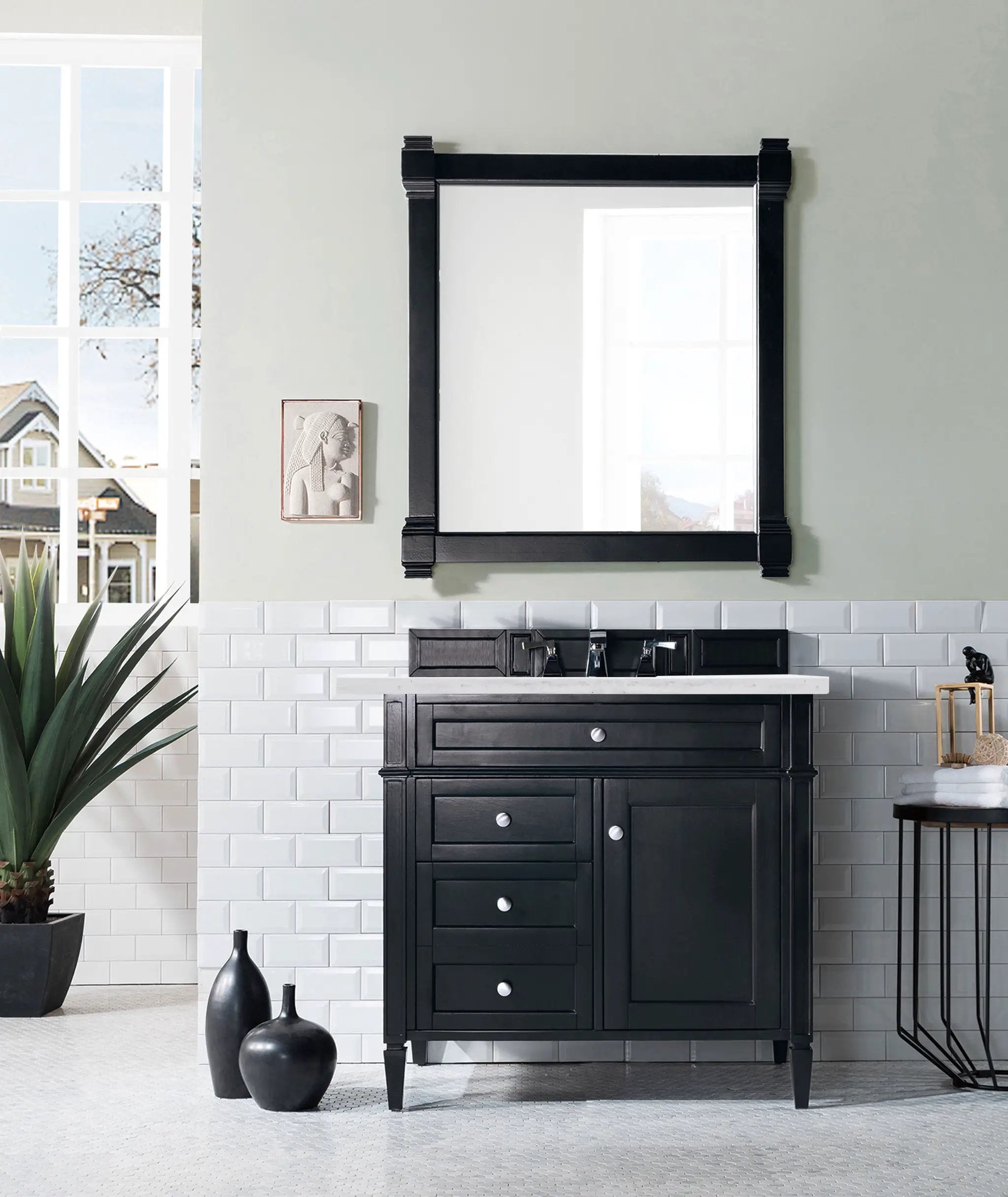 black onyx vanity