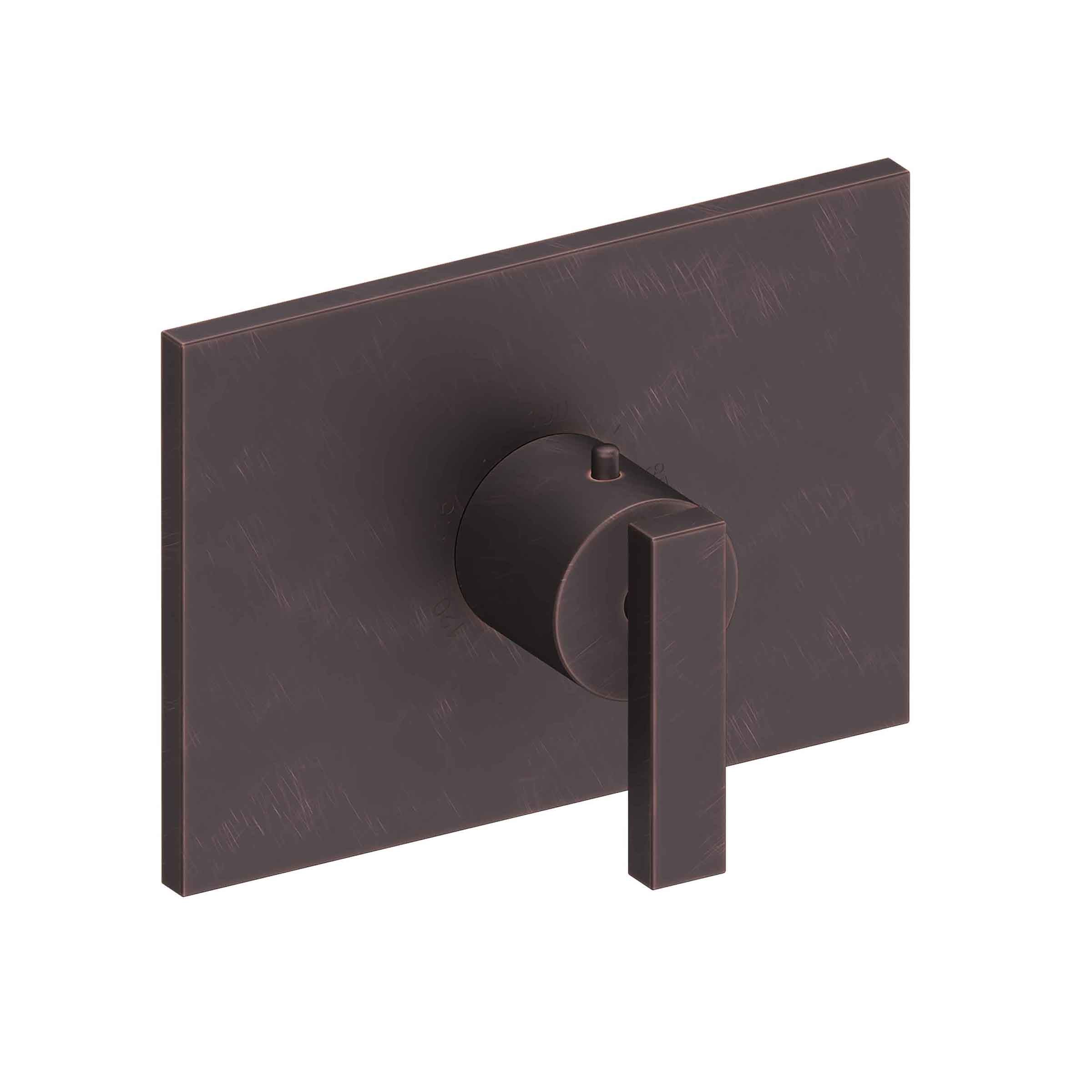 Newport Brass Secant 3/4" Rectangular Thermostatic Trim Plate with Handle