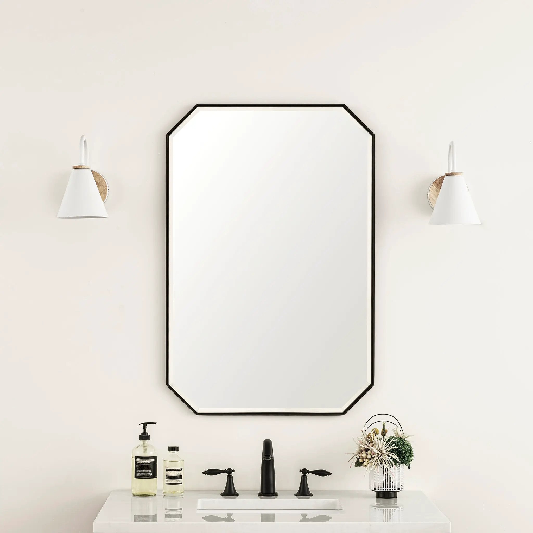 matte black mirror