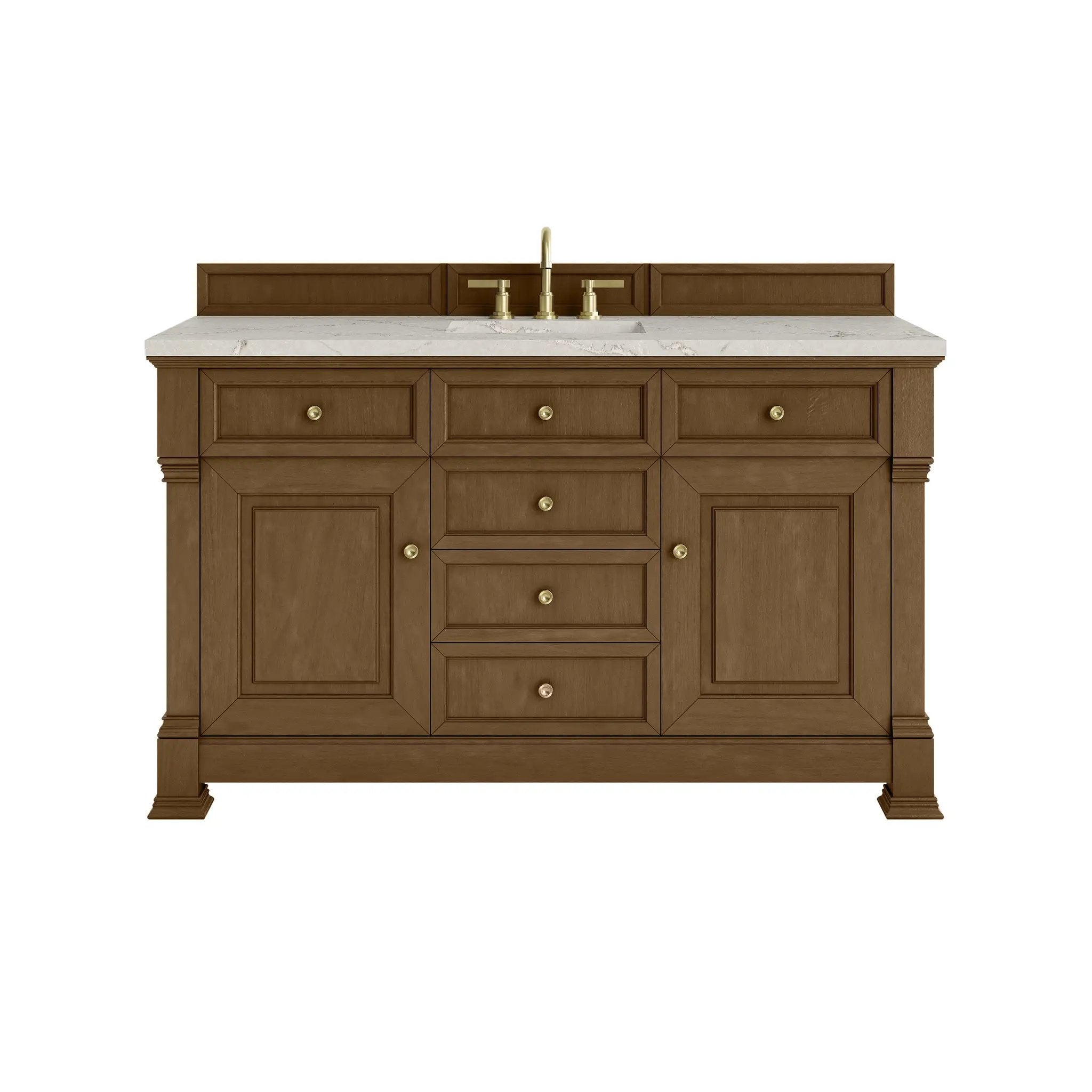 James Martin Brookfield 60" Single Vanity Set - Honey Oak by James Martin Vanities