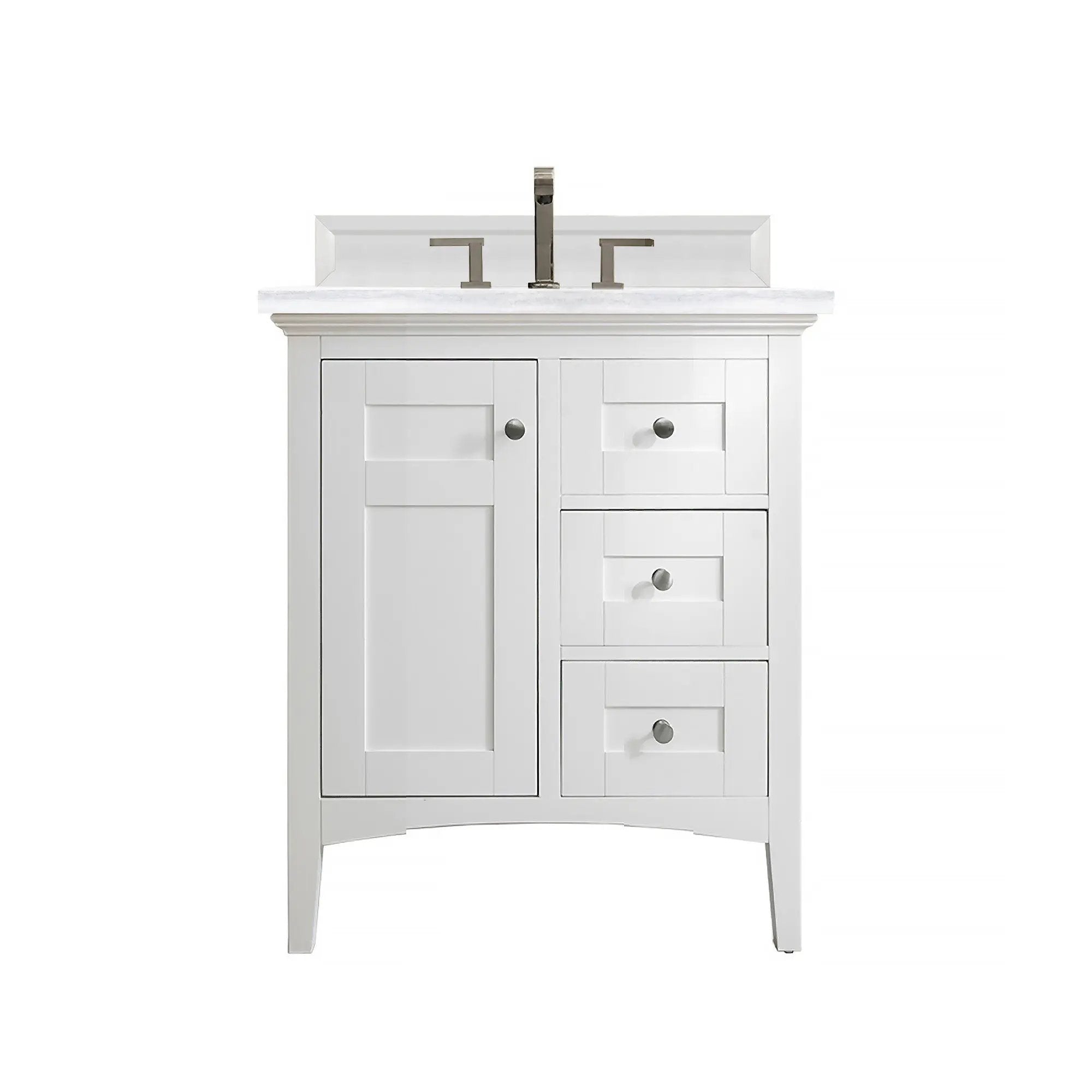 James Martin Palisades 30" Single Vanity Set - Bright White by James Martin Vanities