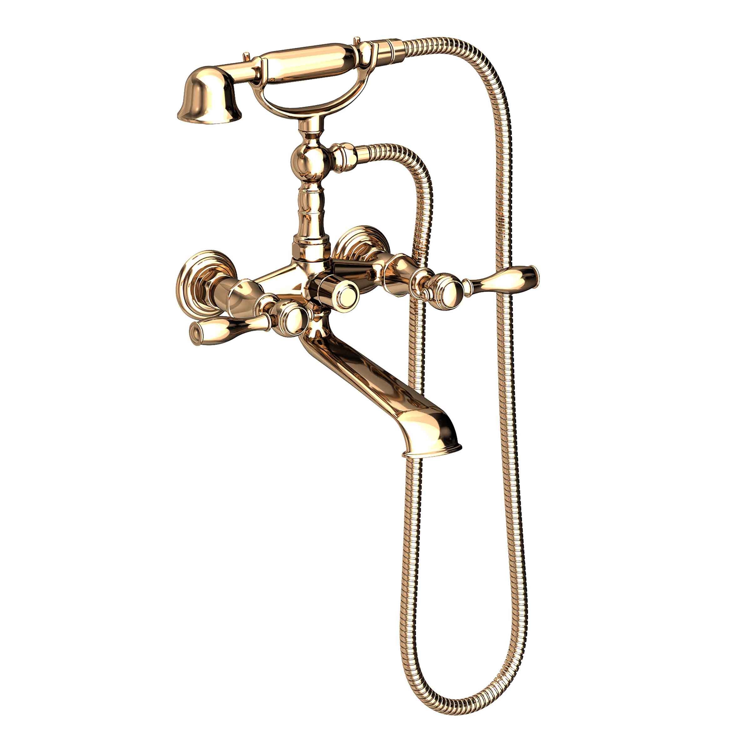 Newport Brass Victoria Exposed Tub & Hand Shower Set - Wall Mount