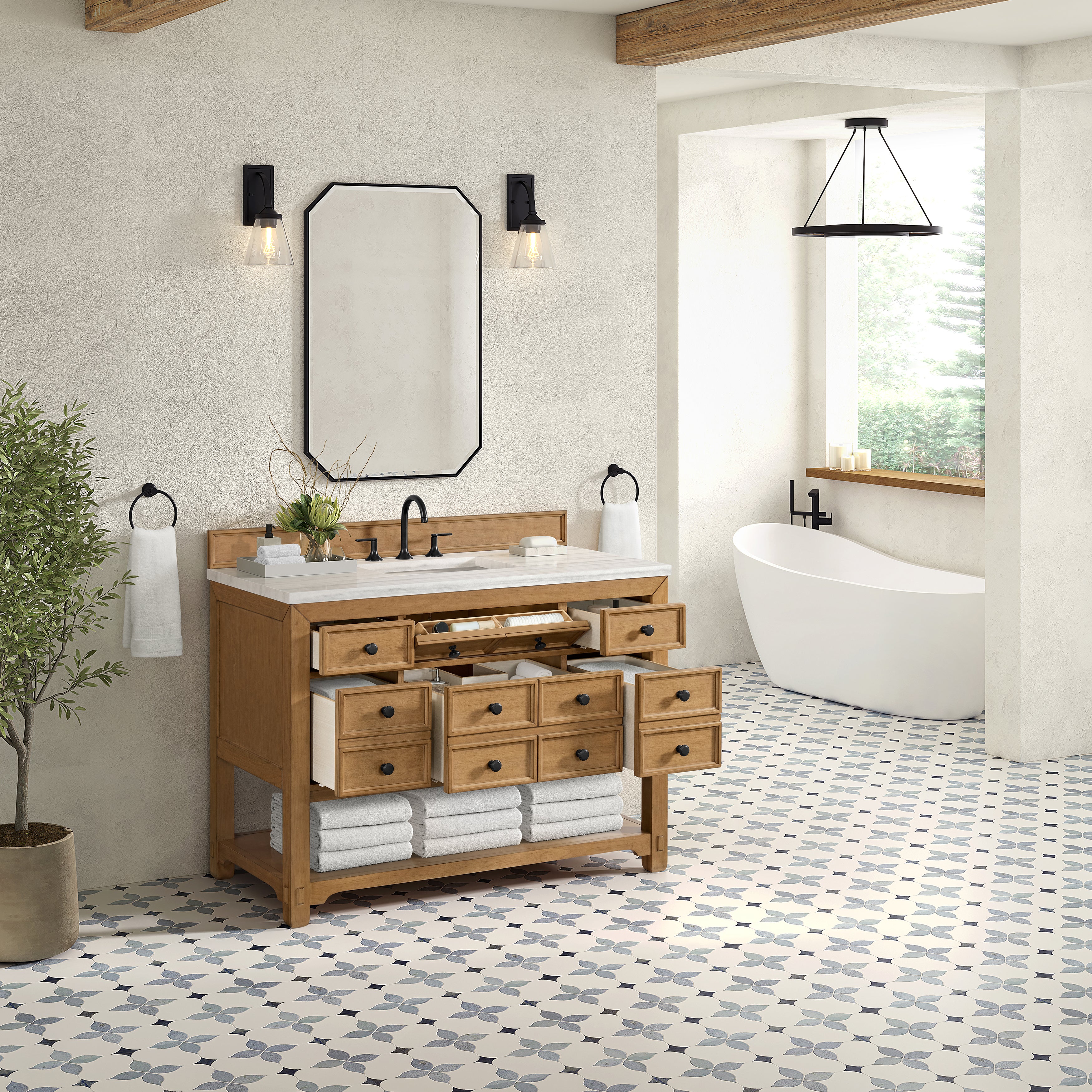 arctic fall solid surface top vanity